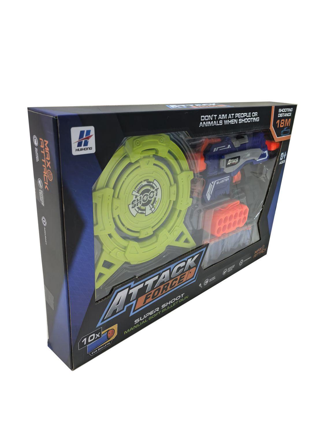 Juguete Set Lanzador, 10 Dardos Y 1 Tablero - Toyng-2