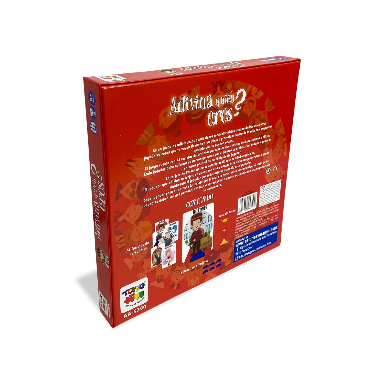 Juego de Mesa Adivina Quien Eres - Toyng-2