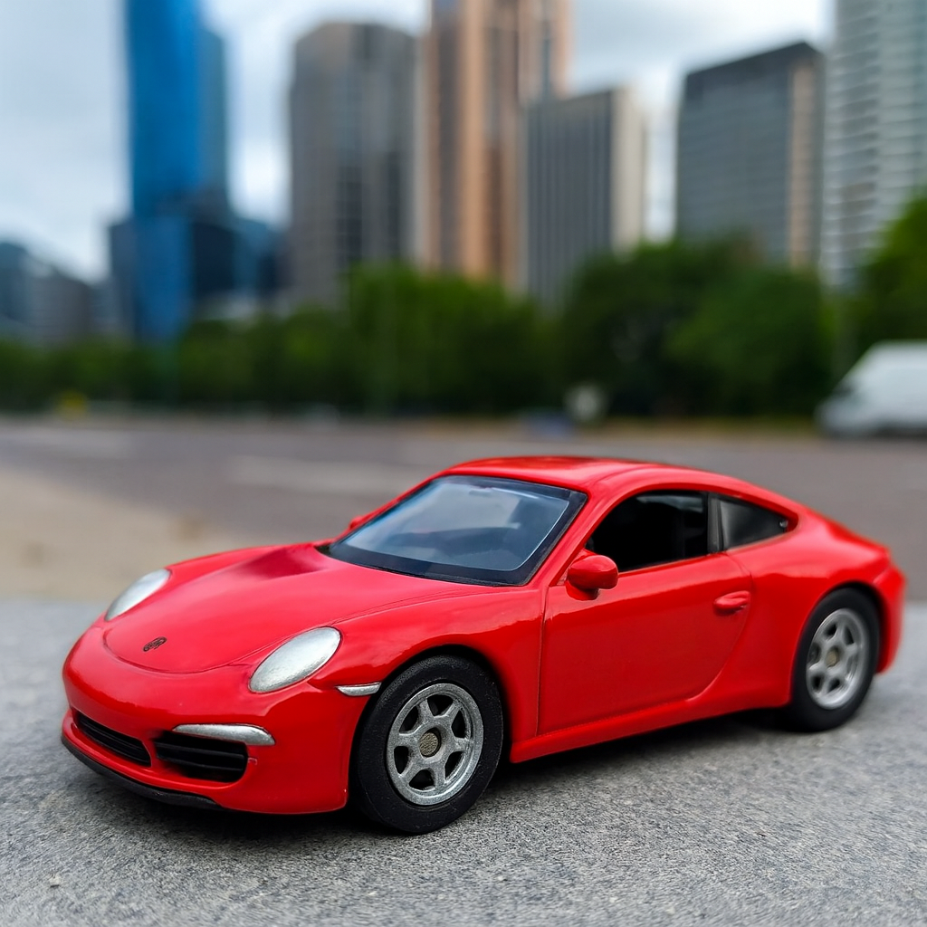 Auto Porsche 911 Carrera S - Welly Escala 1:60-2