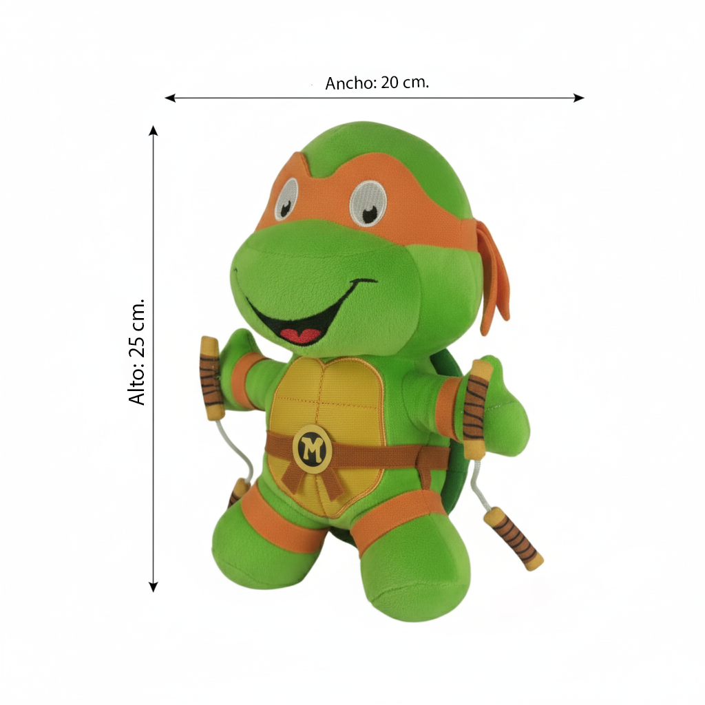 Peluche Miguel Angel - Tortugas Ninjas-2