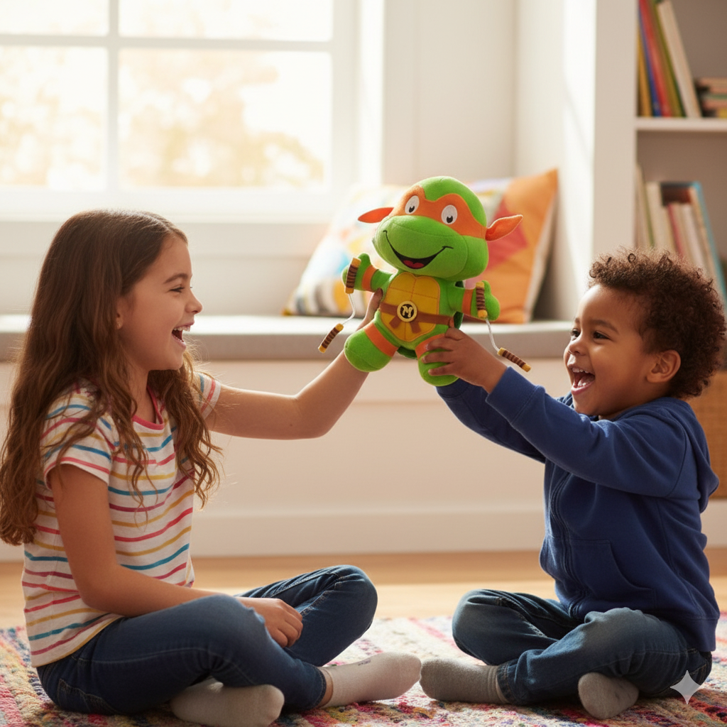 Peluche Miguel Angel - Tortugas Ninjas-3