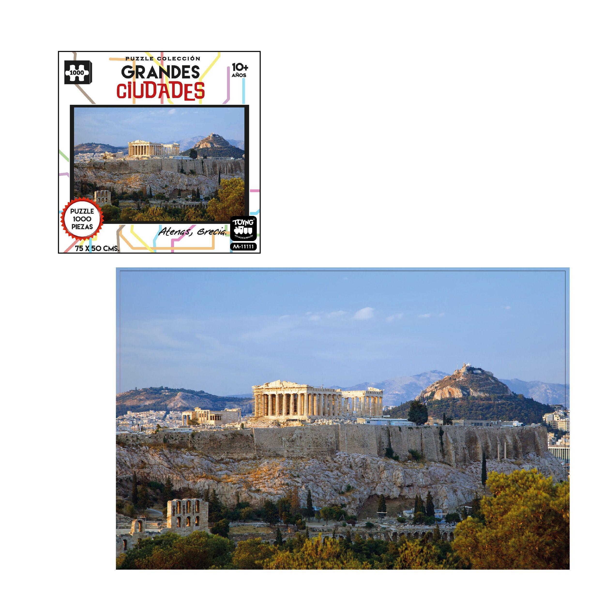 Puzzle 1000 Pcs Grandes Ciudades Atenas - Grecia-0