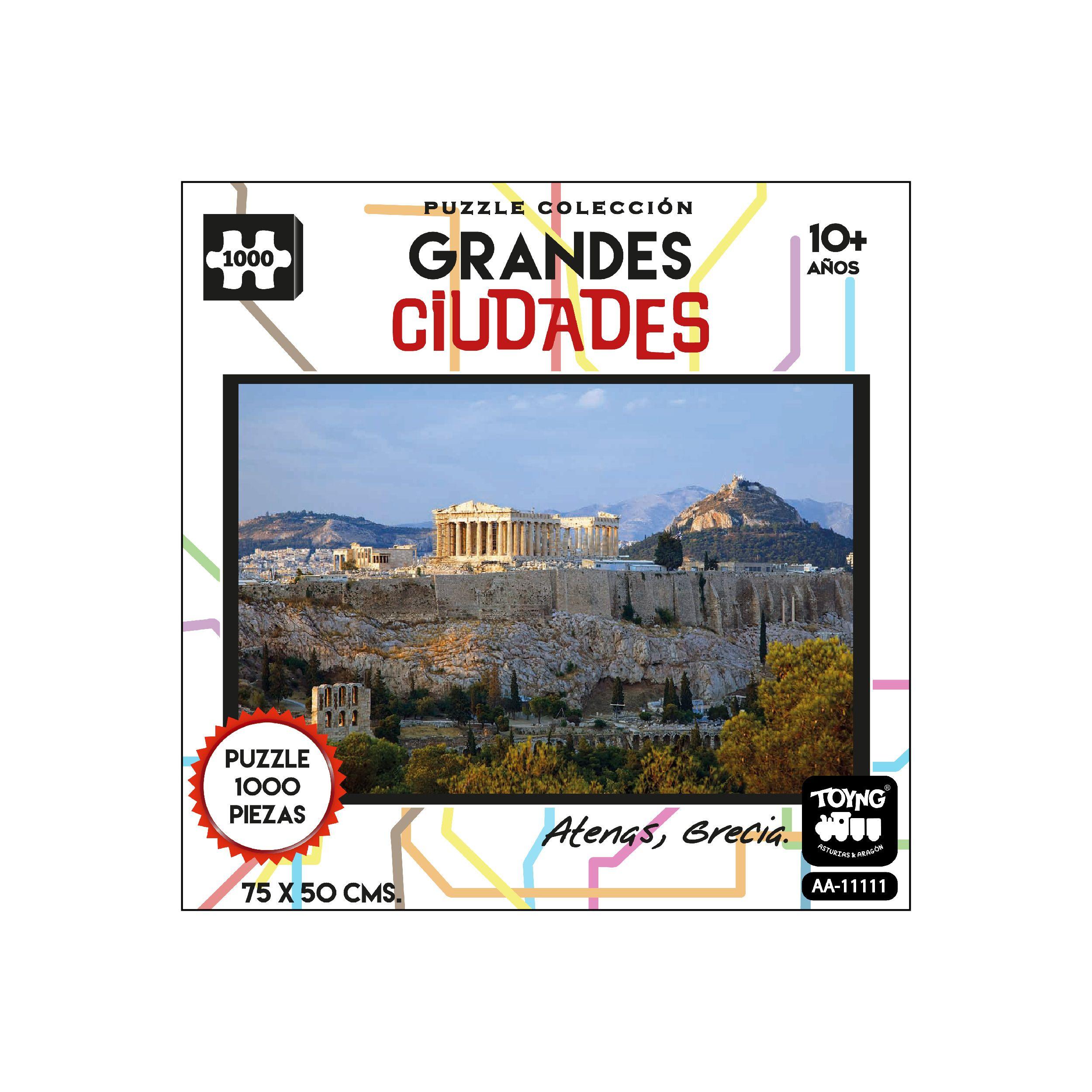 Puzzle 1000 Pcs Grandes Ciudades Atenas - Grecia-3