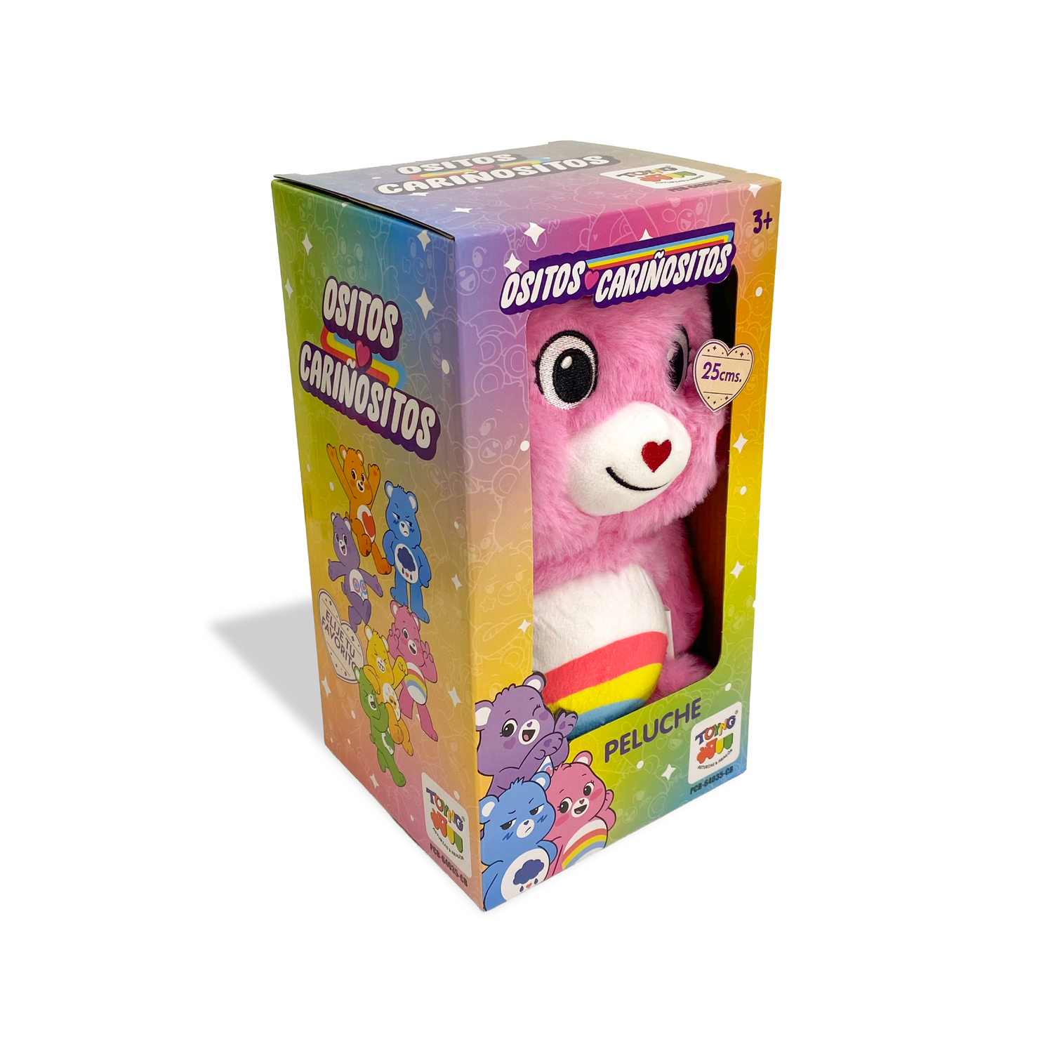 Peluche Alegrosita Rosado 25 Cm en Caja - Ositos Cariñositos-3