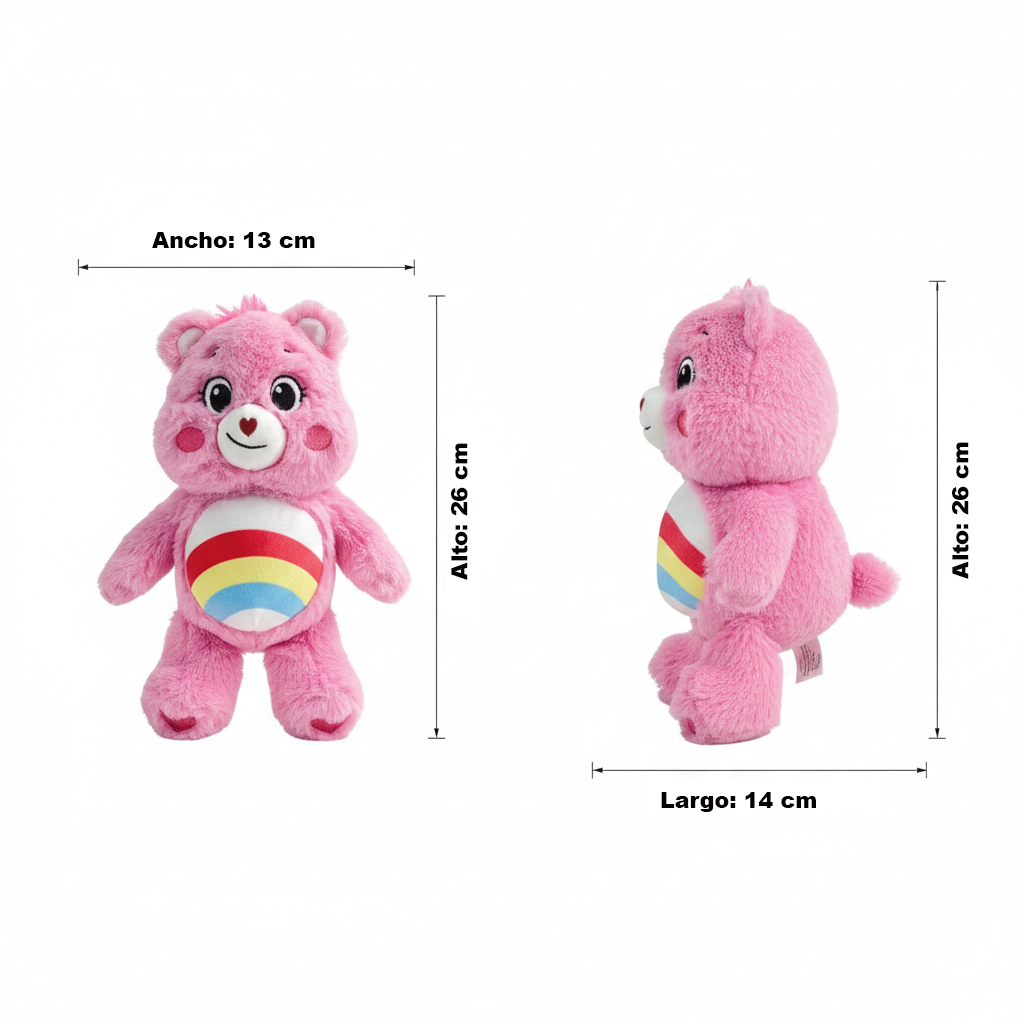 Peluche Alegrosita Rosado 25 Cm en Caja - Ositos Cariñositos-5
