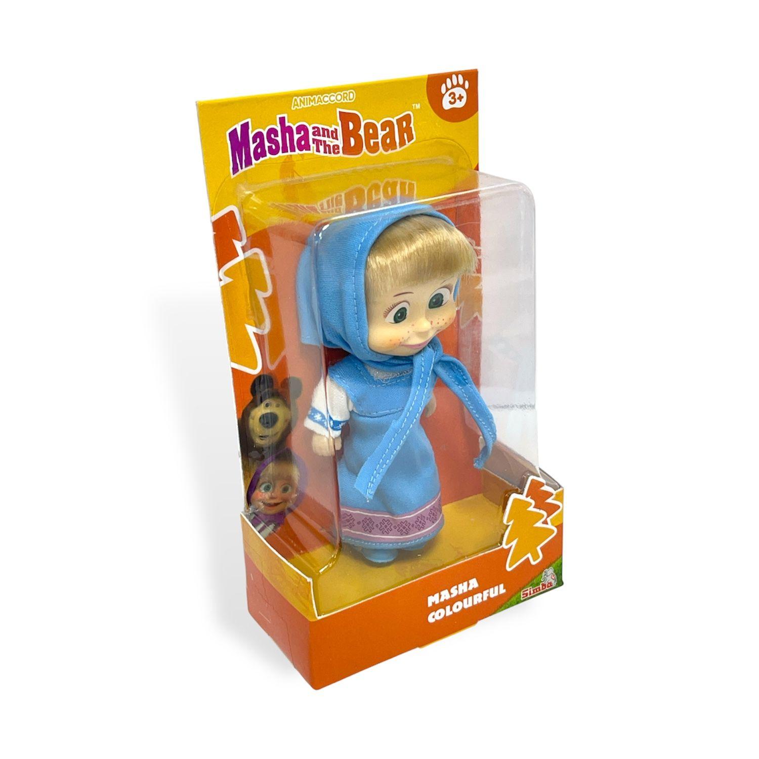Muñeca Masha - Vestido Celeste - Masha y el Oso-2