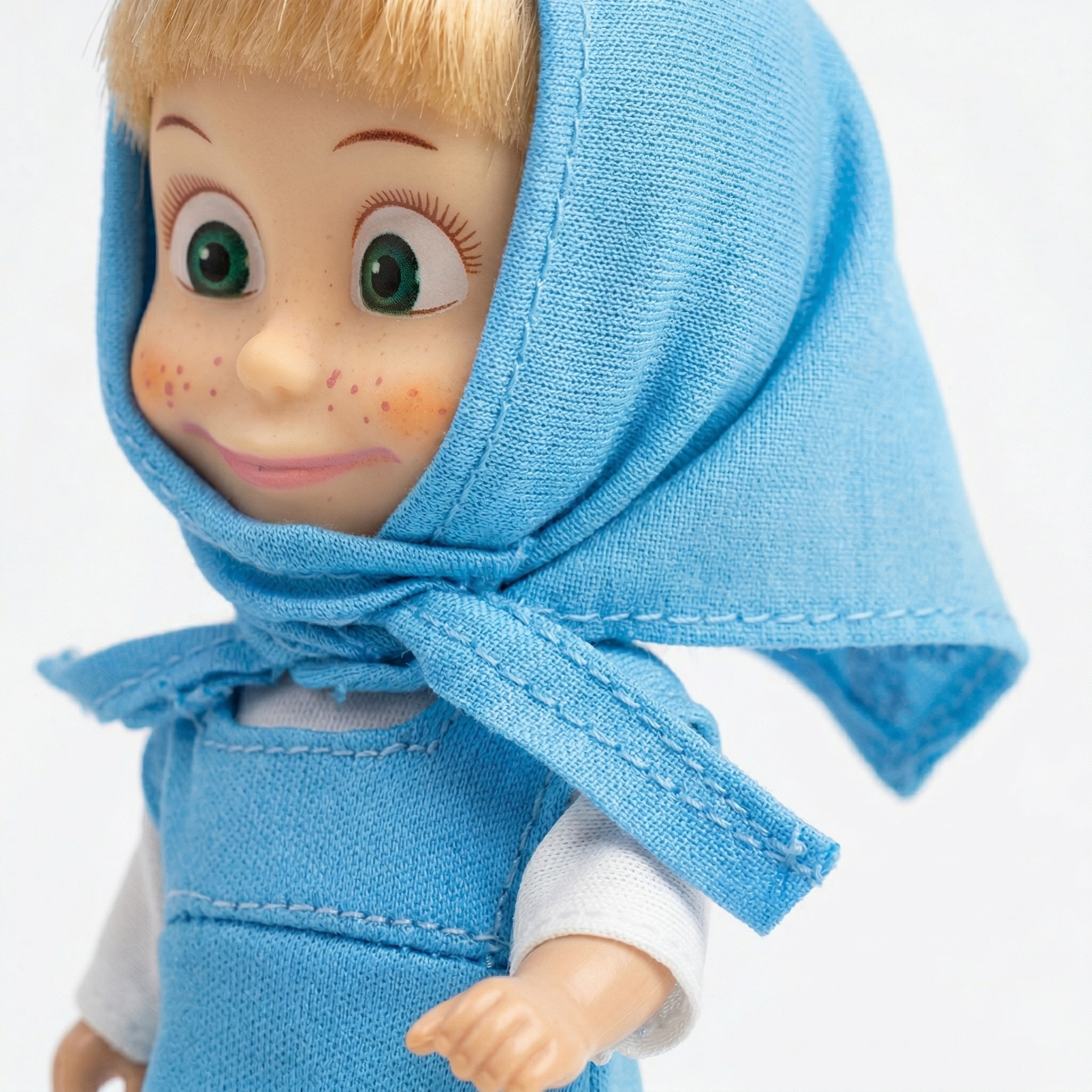 Juguete Muñeca Masha Vestido Celeste - Masha Y El Oso-2