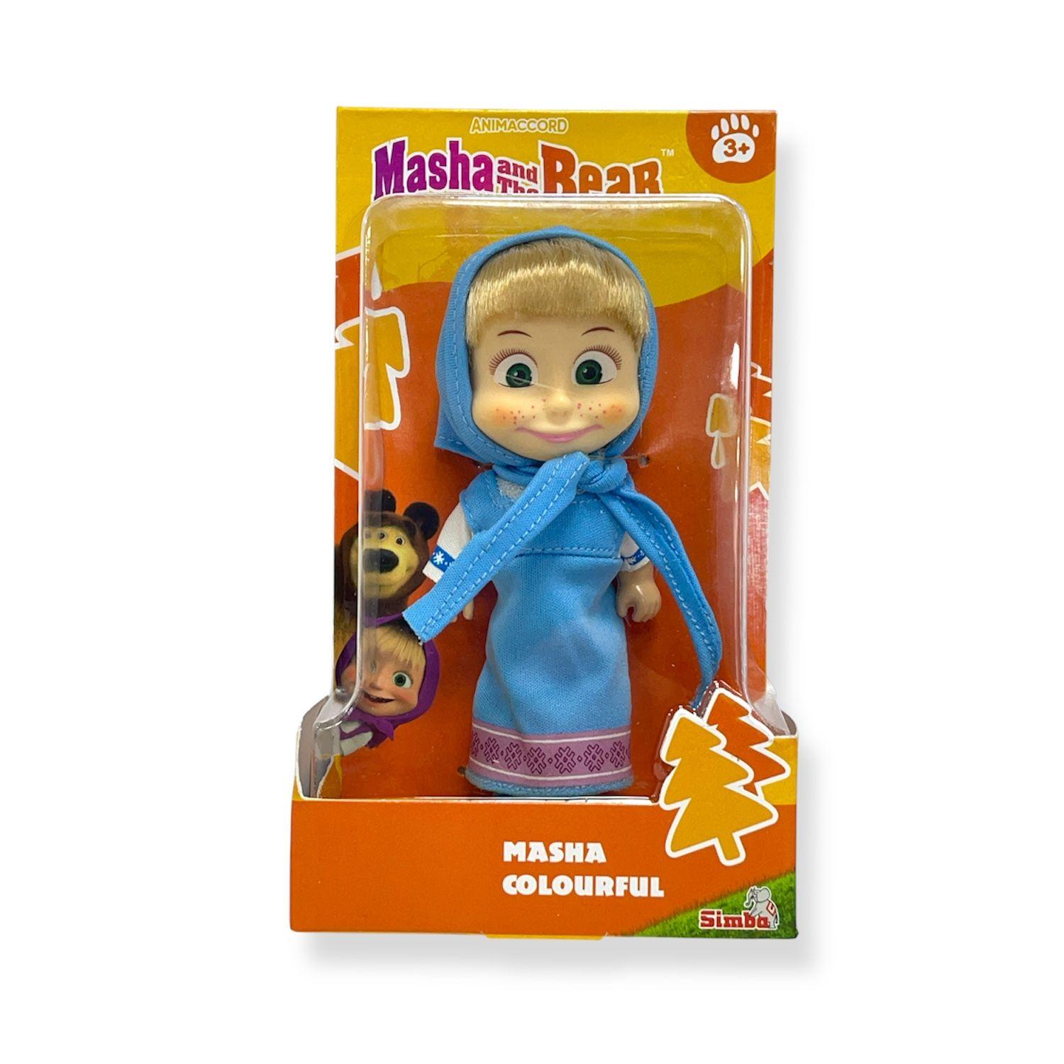 Juguete Muñeca Masha Vestido Celeste - Masha Y El Oso-3