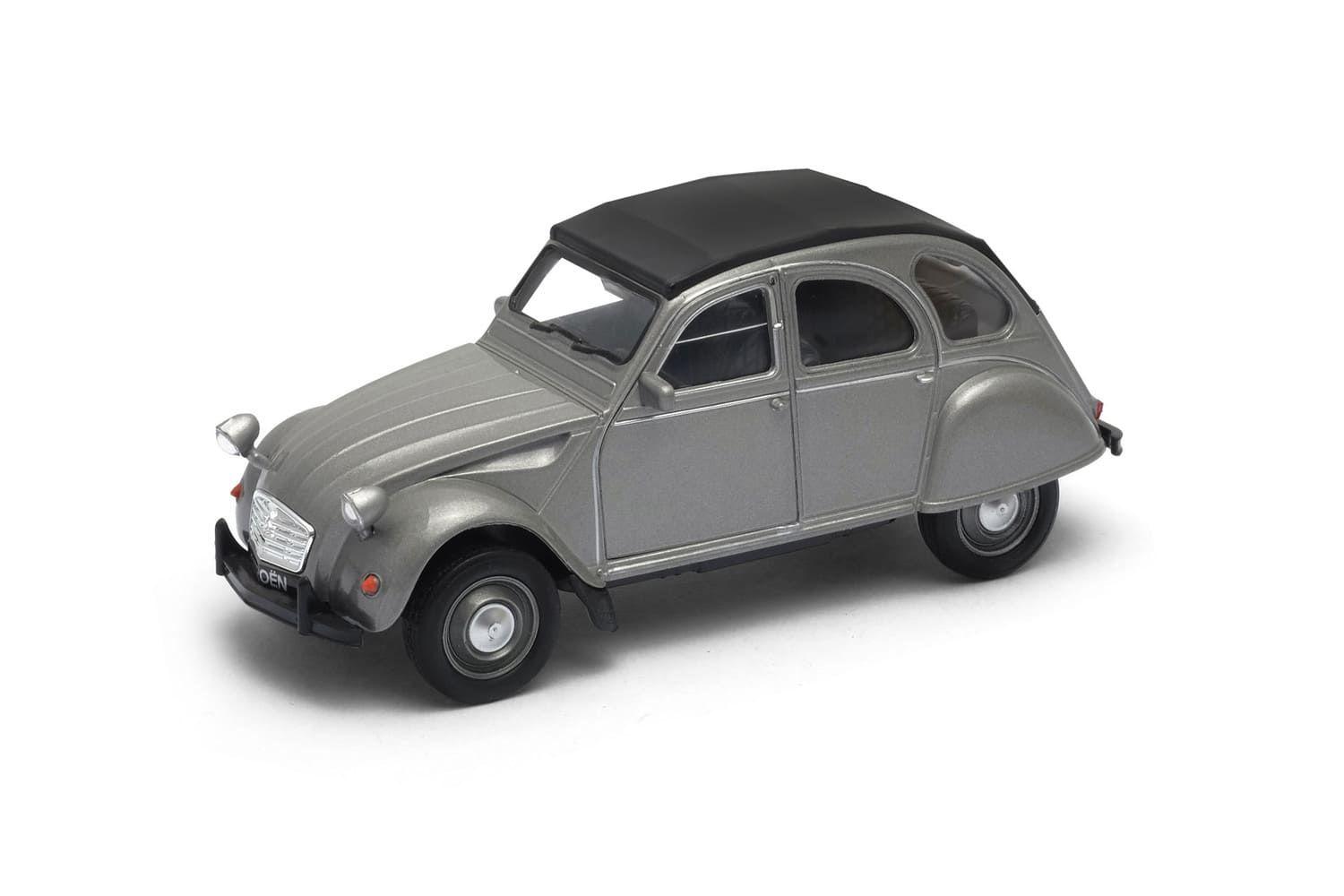 Auto Citroneta 2CV Soft Top Escala 1:34:39 - Welly-3