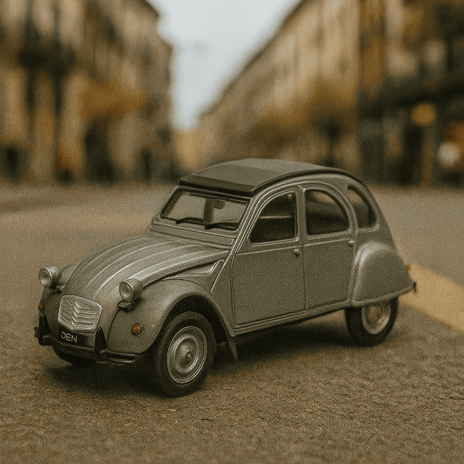 Auto Citroneta 2CV Soft Top Escala 1:34:39 - Welly-5