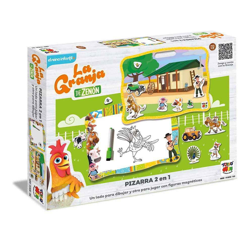Pizarra 2 En 1 - La Granja De Zenon - La Granja de Zenon-0