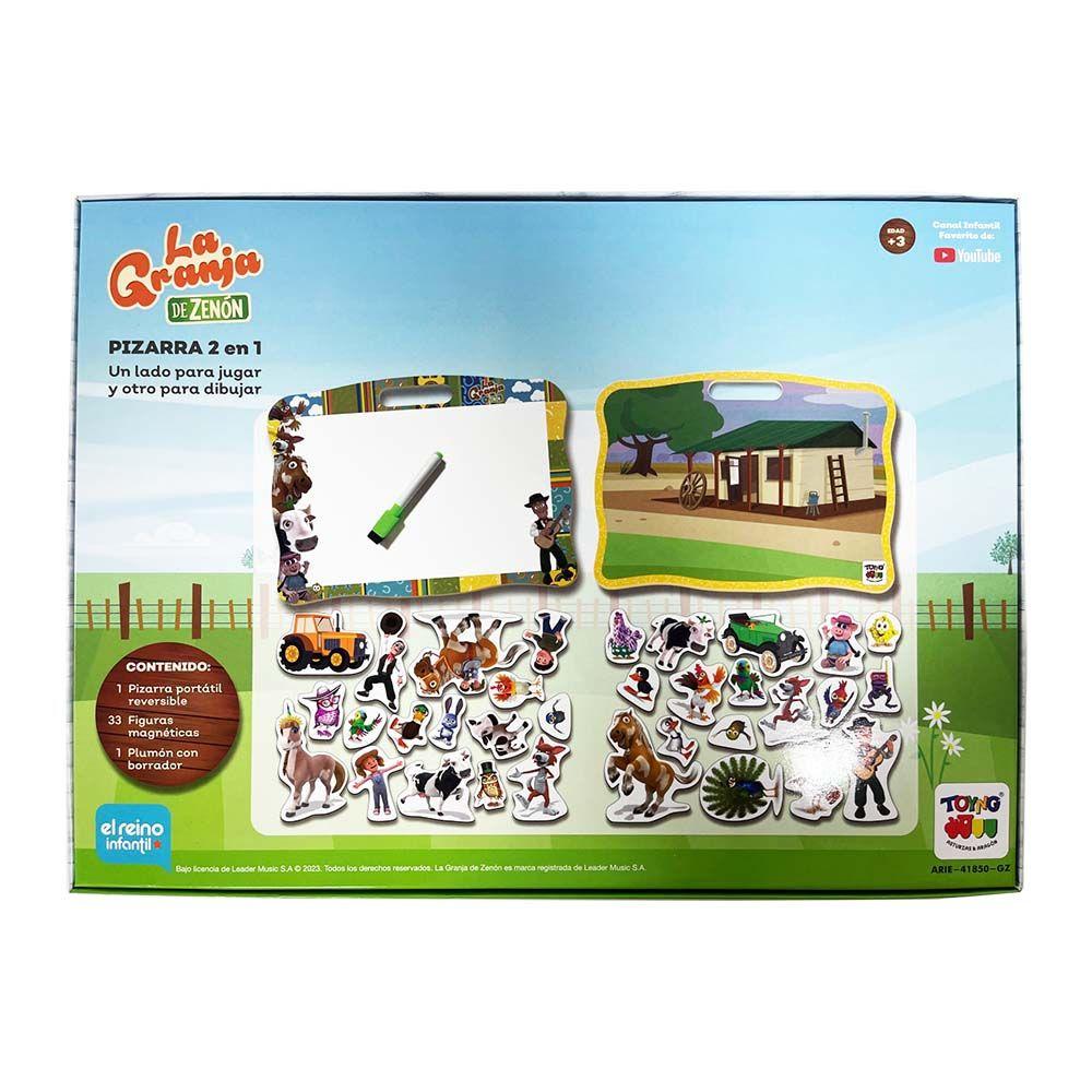 Pizarra 2 En 1 - La Granja De Zenon - La Granja de Zenon-3