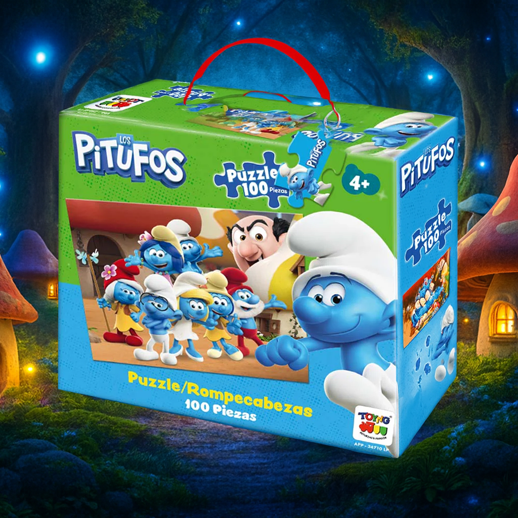 Puzzle 100 Piezas - Los Pitufos-5