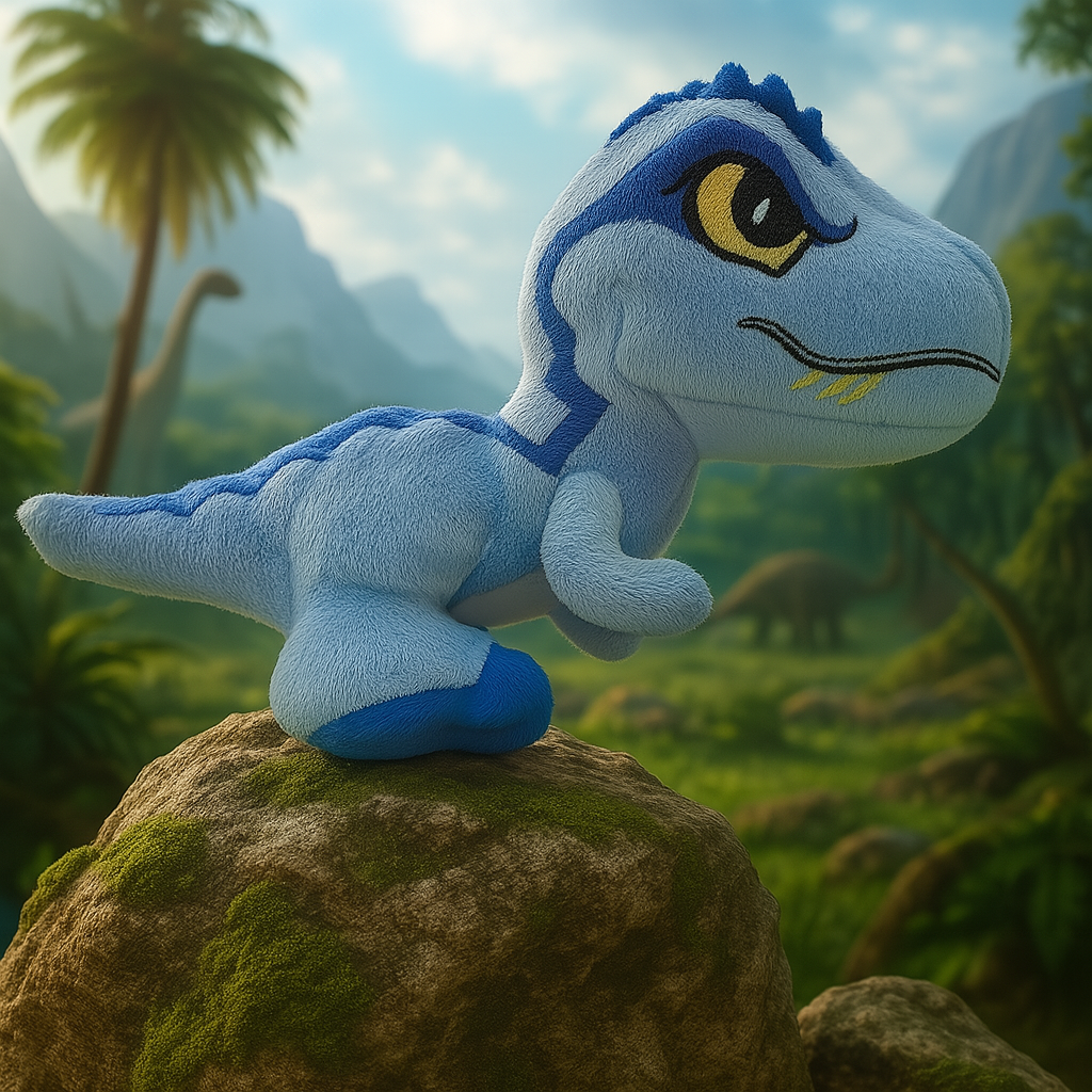 Peluche Dinosaurio Azul - Jurassic-7