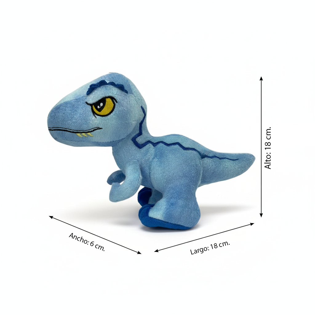 Peluche Dinosaurio Azul - Jurassic-7