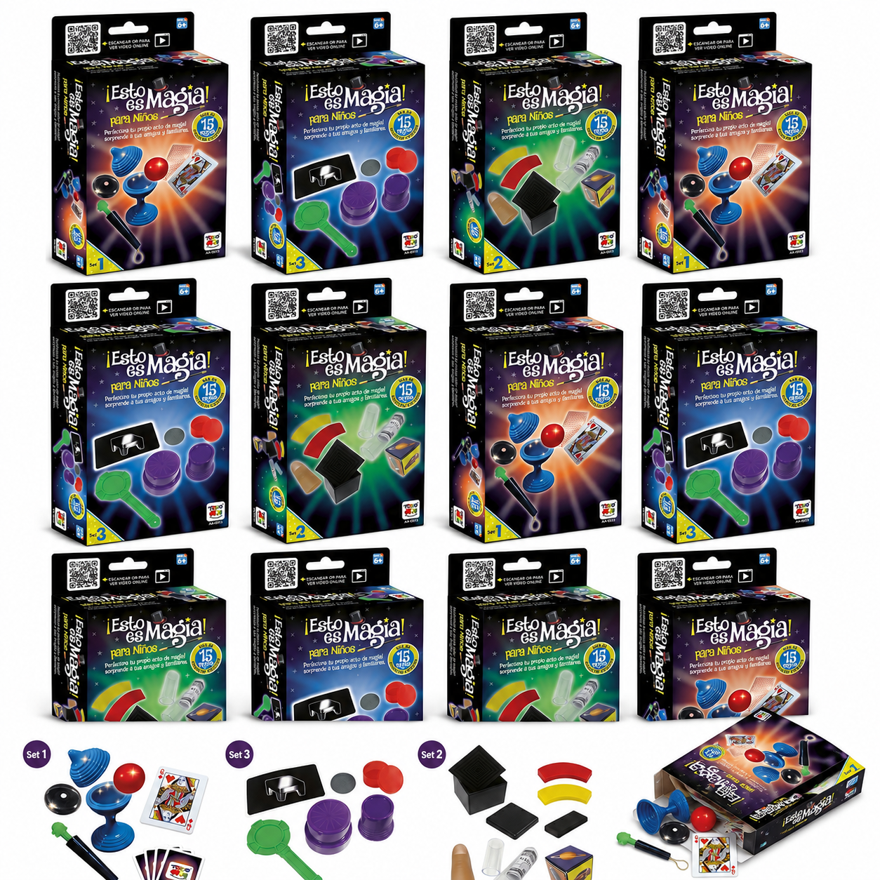 Pack x12 Juegos de Magia Toyng Surtidos-0