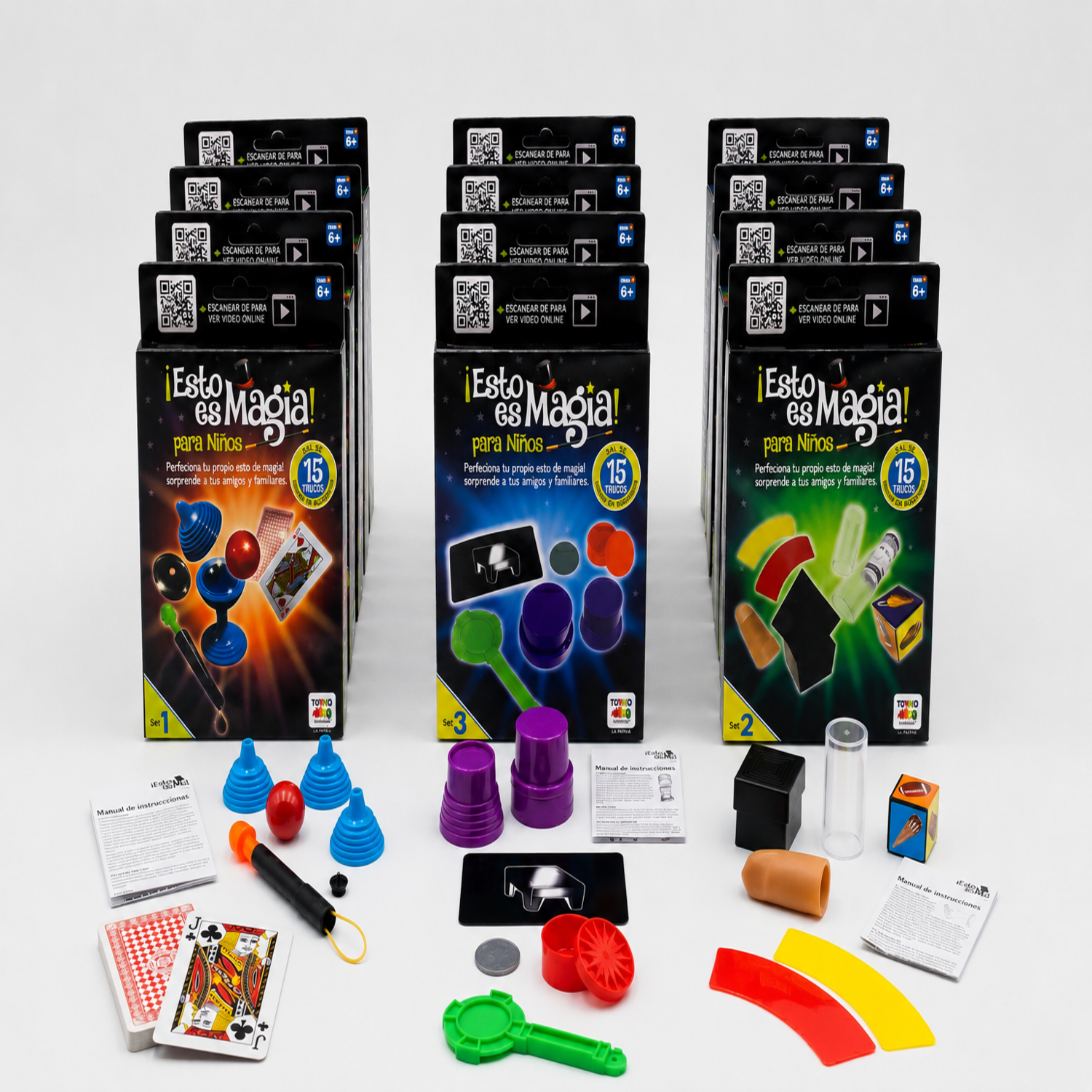 Pack x12 Juegos de Magia Toyng Surtidos-5