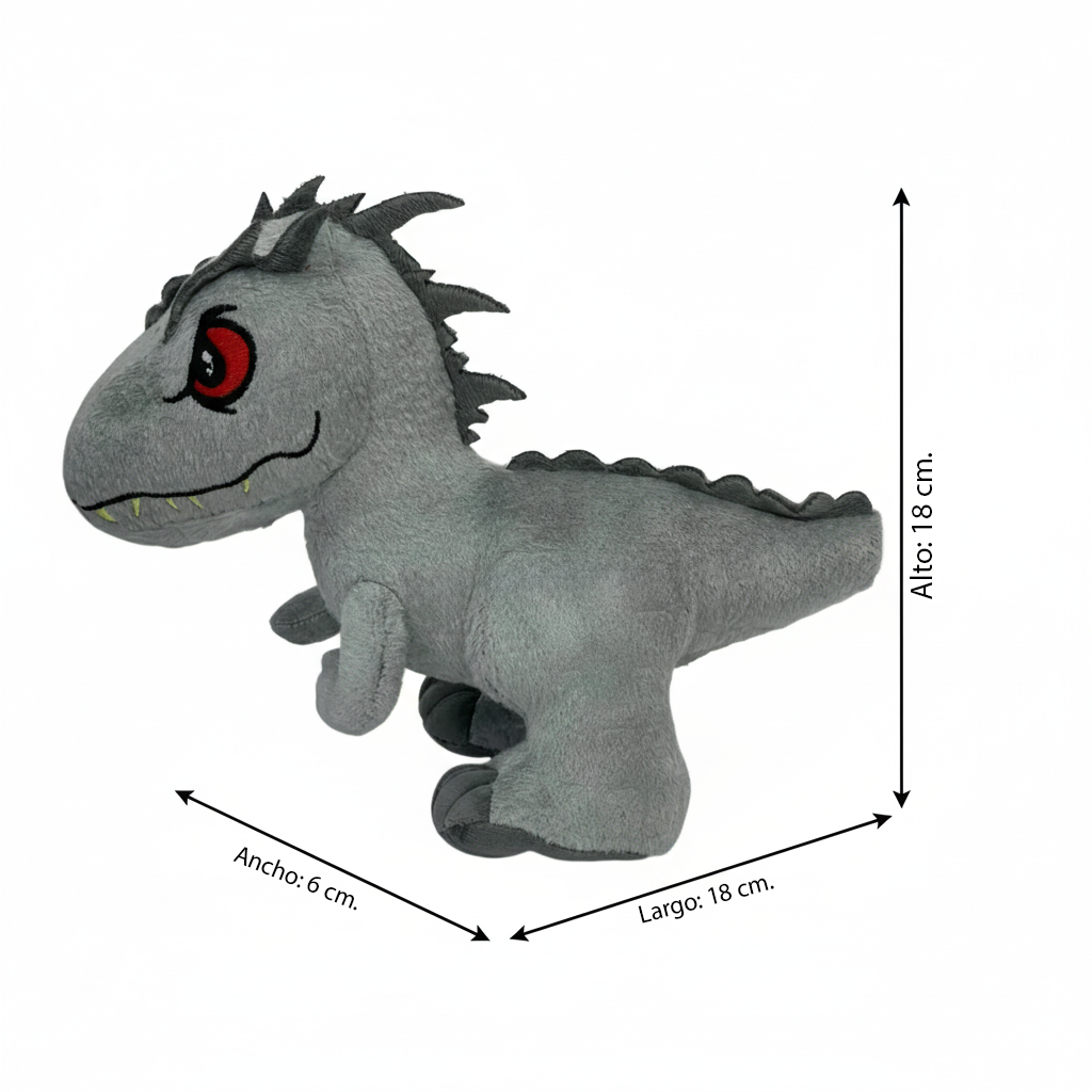 Peluche Dinosaurio Gris - Jurassic-6