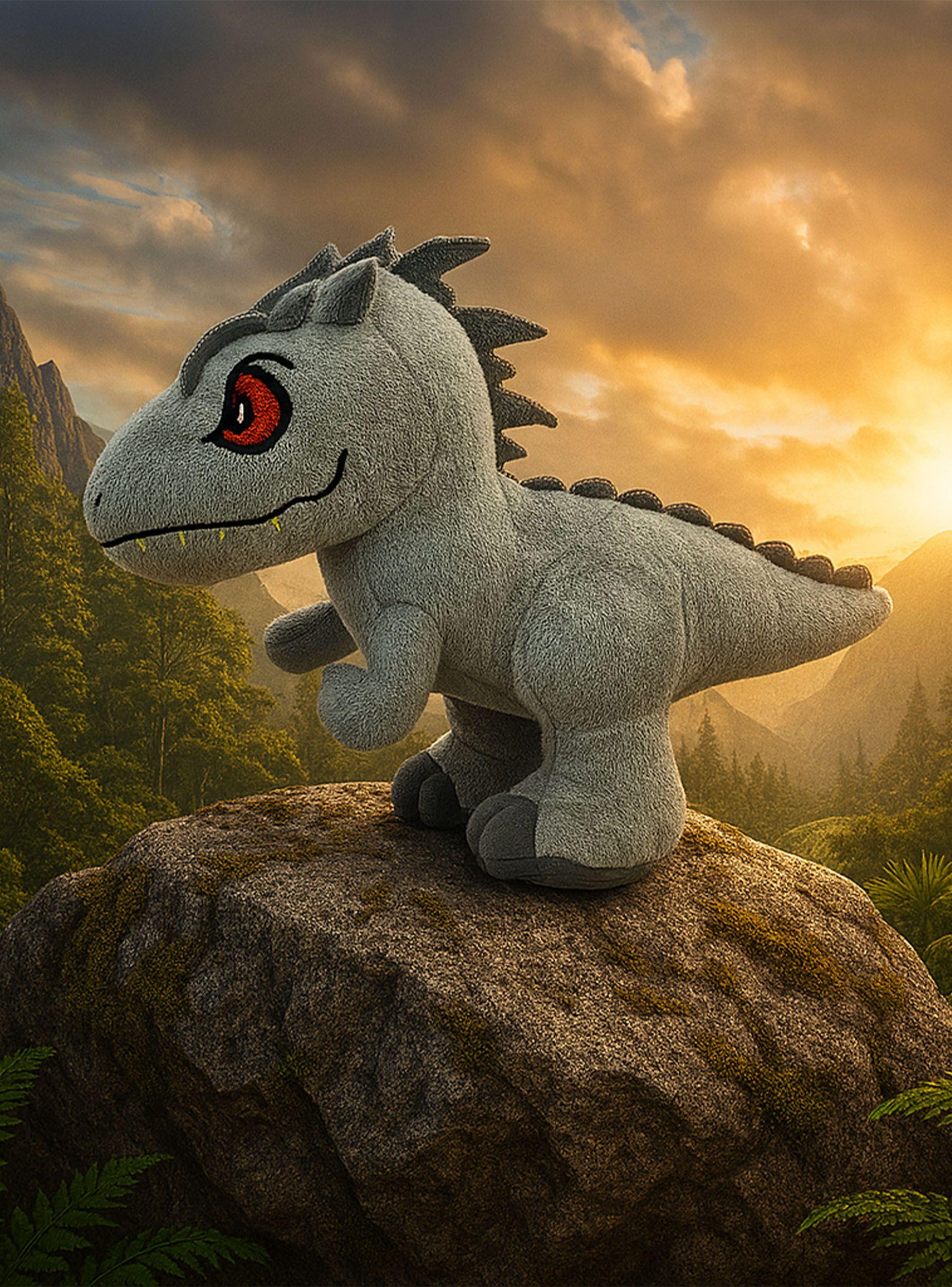 Peluche Dinosaurio Gris - Jurassic-3