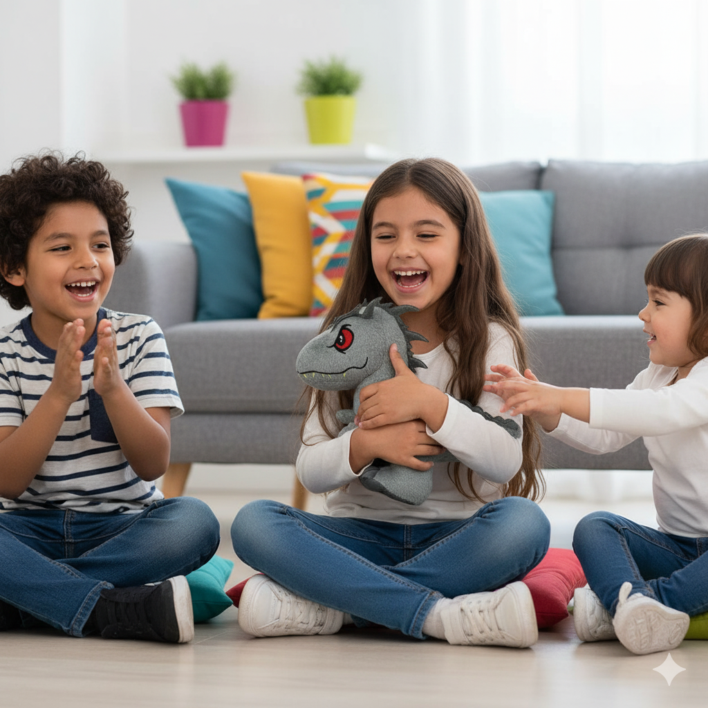 Peluche Dinosaurio Gris - Jurassic-7