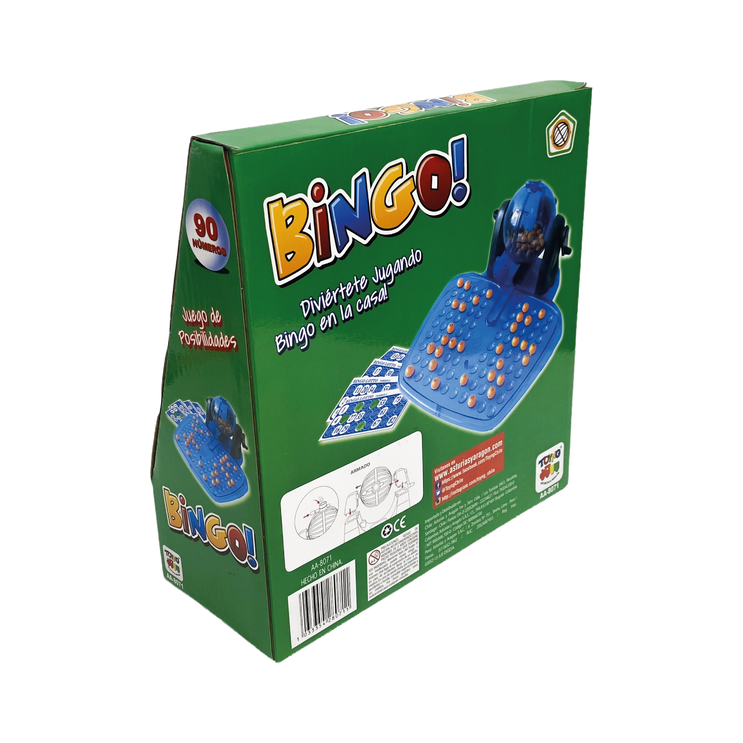 Juego de Mesa Bingo Mediano - Toyng-2