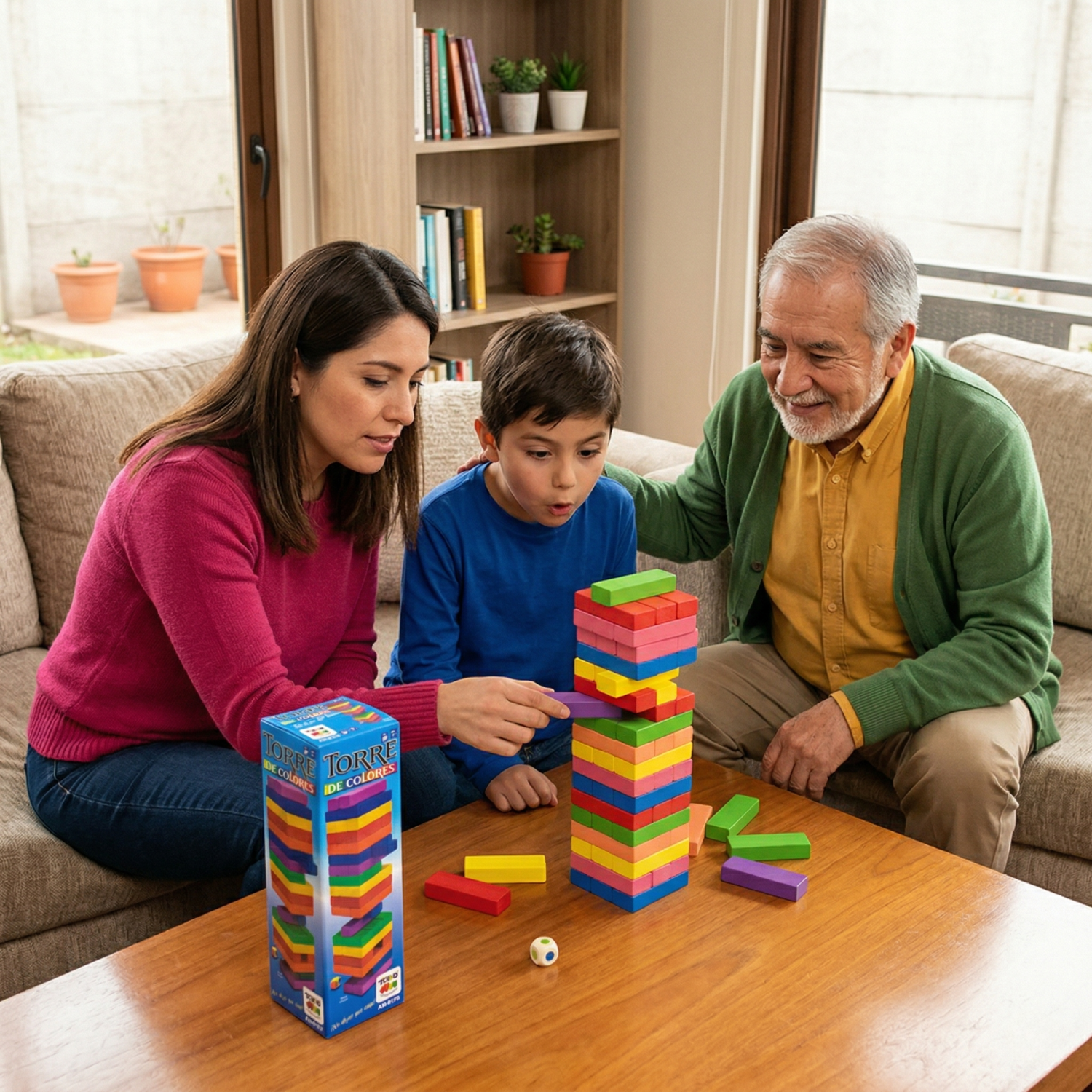 Juego de Mesa Torre 54 Piezas Color - Toyng-3