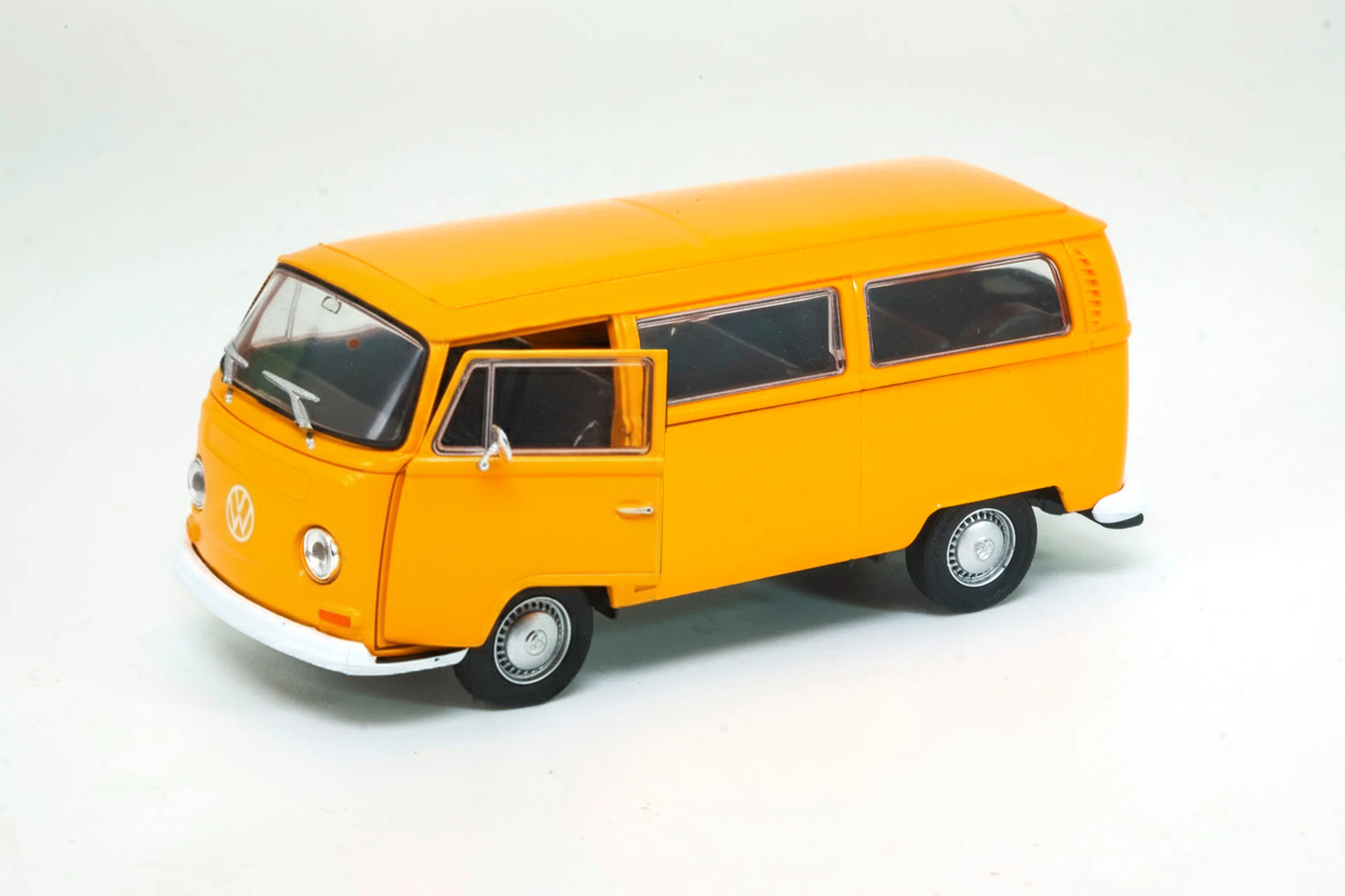 Auto 1972 Volkswagen Bus T2 - Welly Escala 1:34:39-2