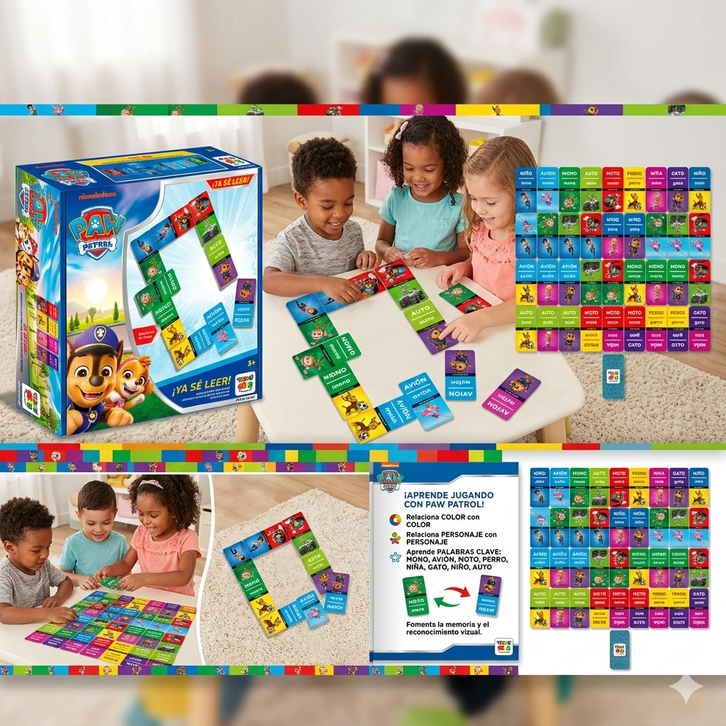 Juego de Mesa Ya Se Leer - Paw Patrol-3