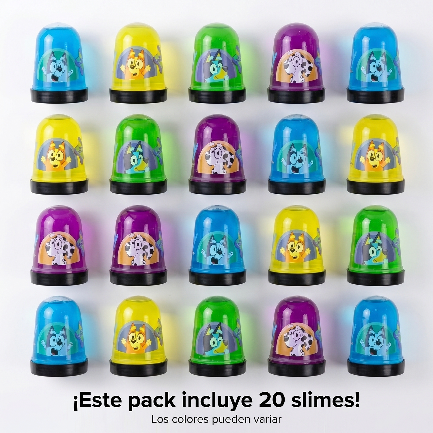 Pack x20 Masas Pegajosas Bluey Surtidas-4
