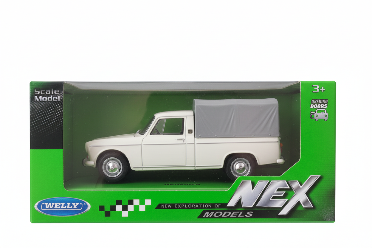 Camioneta 1968 Peugeot 404 Recoger Escala 1:34:39 - Welly-2