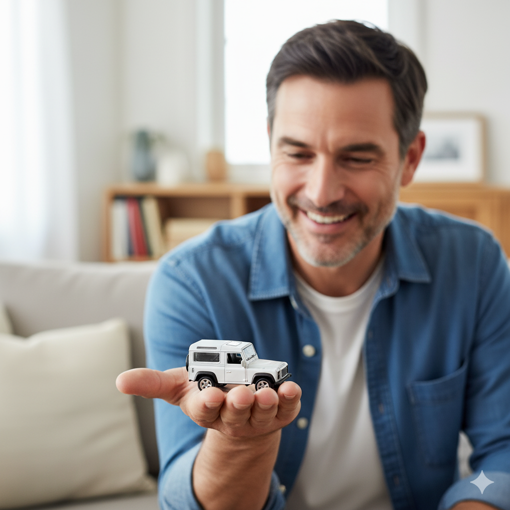 SUV Land Rover Defender Escala 1:34:39 - Welly-3