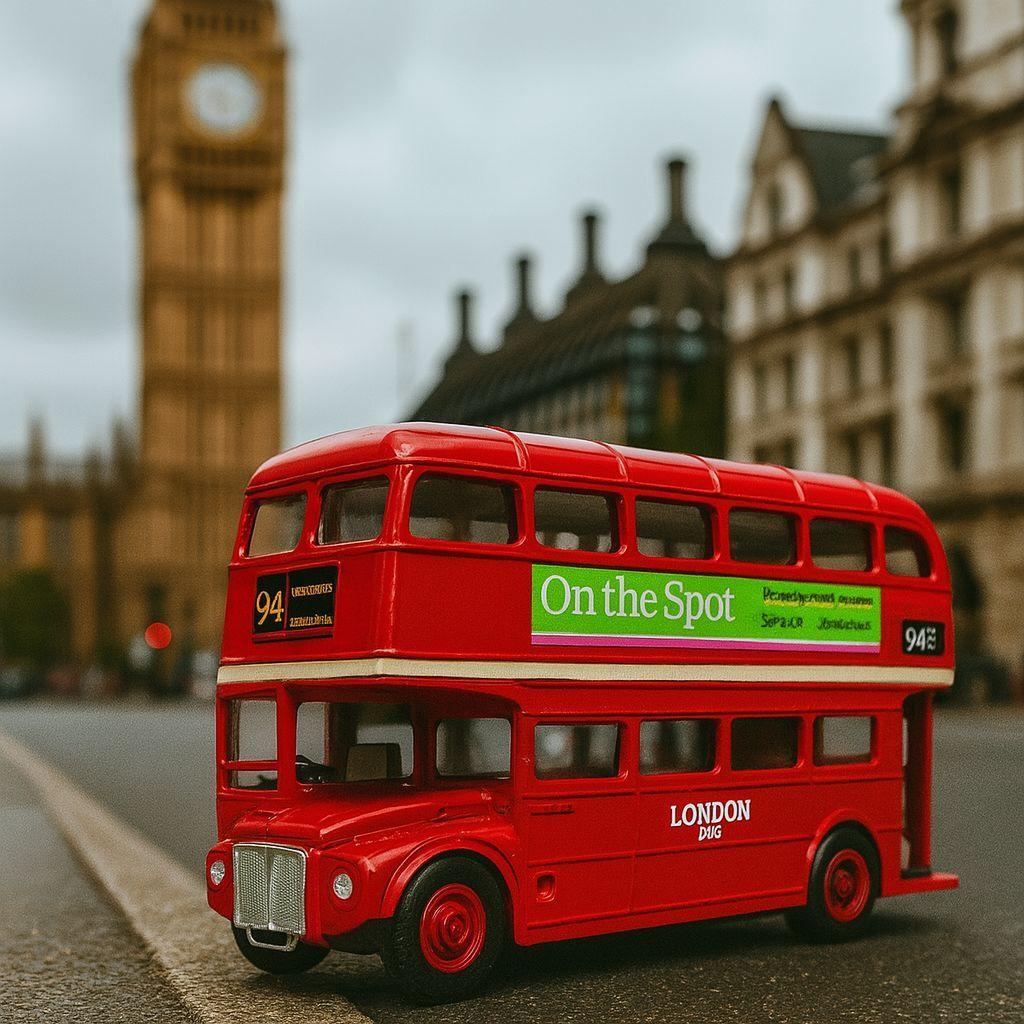 Bus London Hard Top - Welly-0