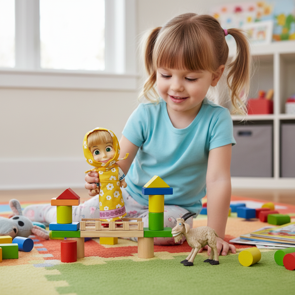 Juguete Masha y sus Amigos La Cabra - Masha Y El Oso-5