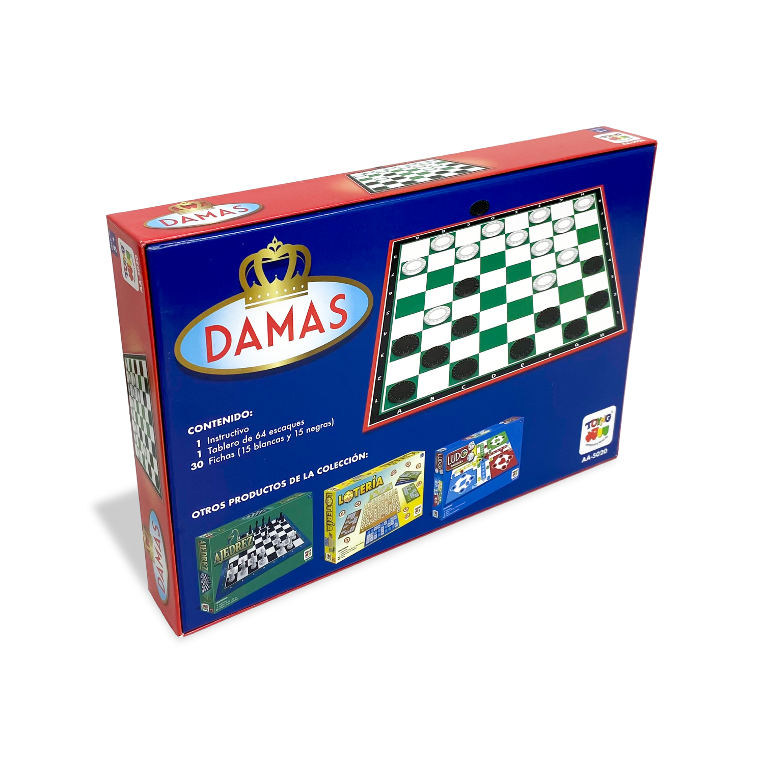 Juego de Mesa Damas Clásicas - Toyng-5