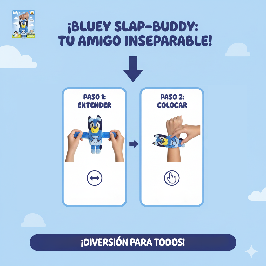 Peluche Slap-Buddy Bluey - Bluey-7