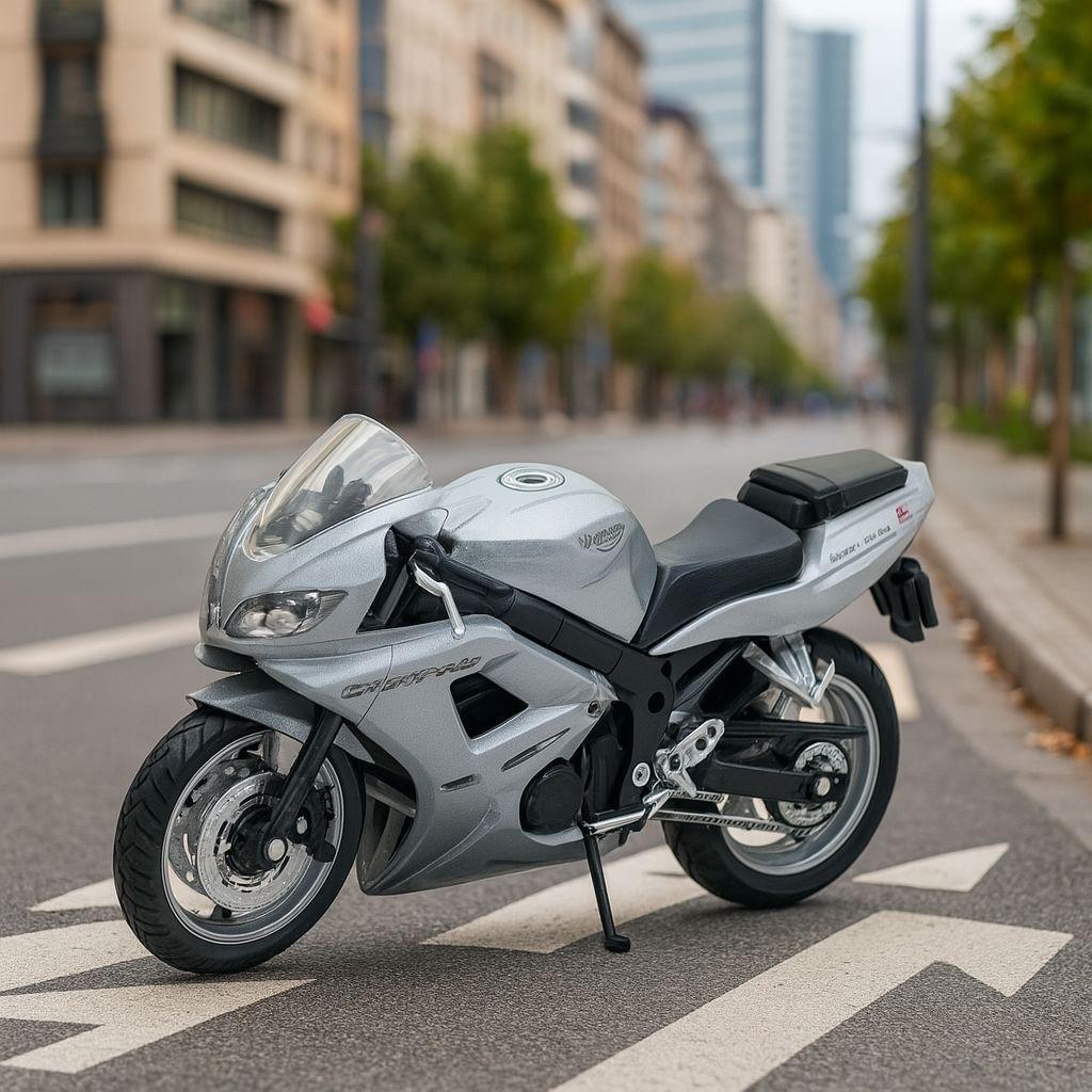 Moto Triumph Daytona 600 Motos Escala 1:18 - Welly-3