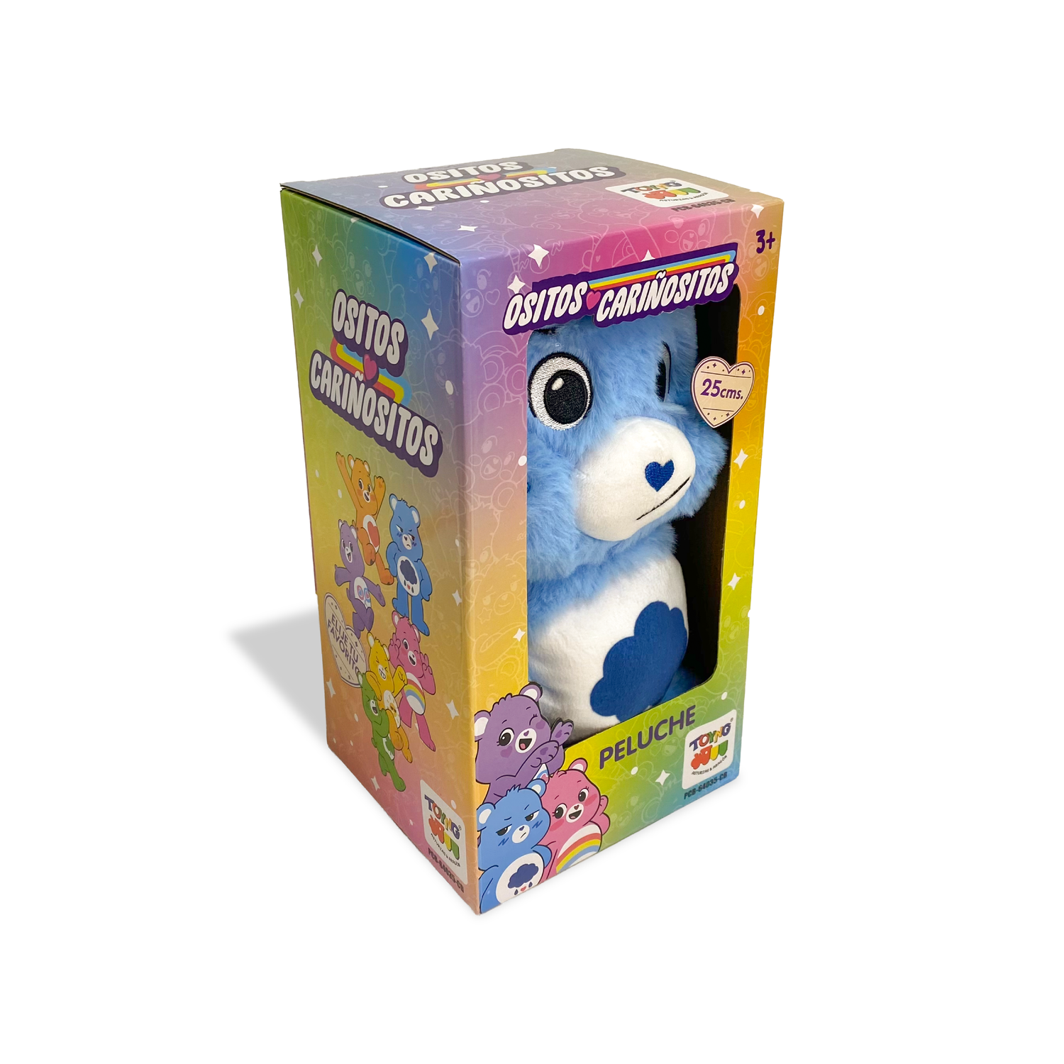 Peluche Gruñosito Azul 25 Cm en Caja - Ositos Cariñositos-4