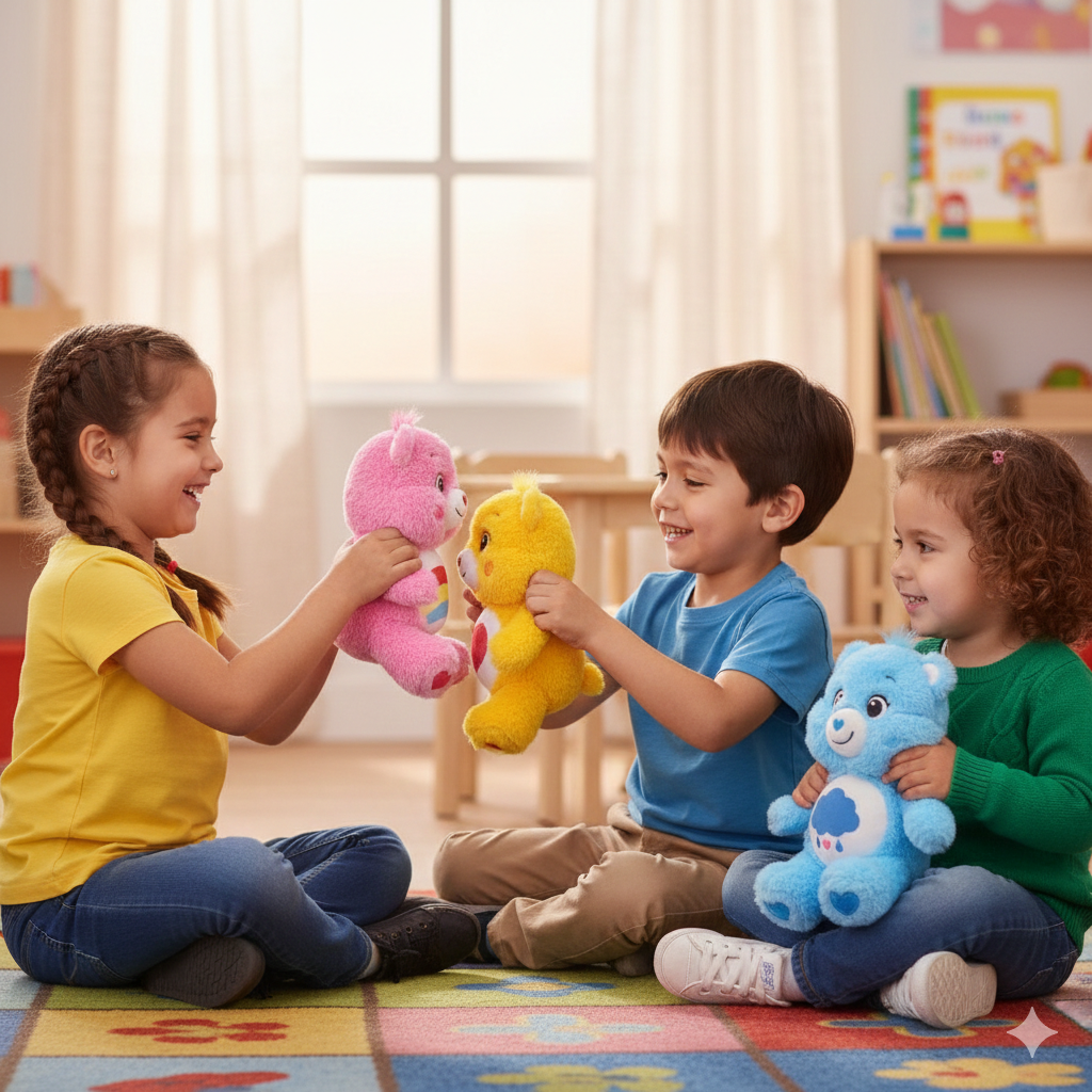 Peluche Gruñosito Azul 25 Cm en Caja - Ositos Cariñositos-7