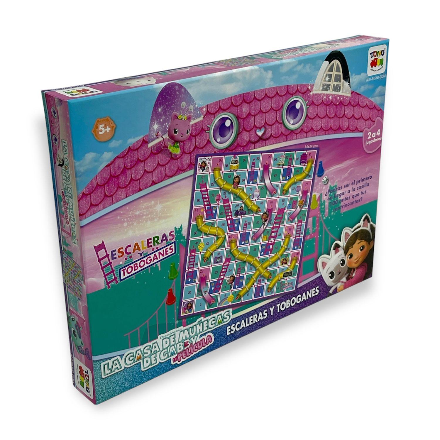 Juego de Mesa Escalera y Toboganes - Gabby-3