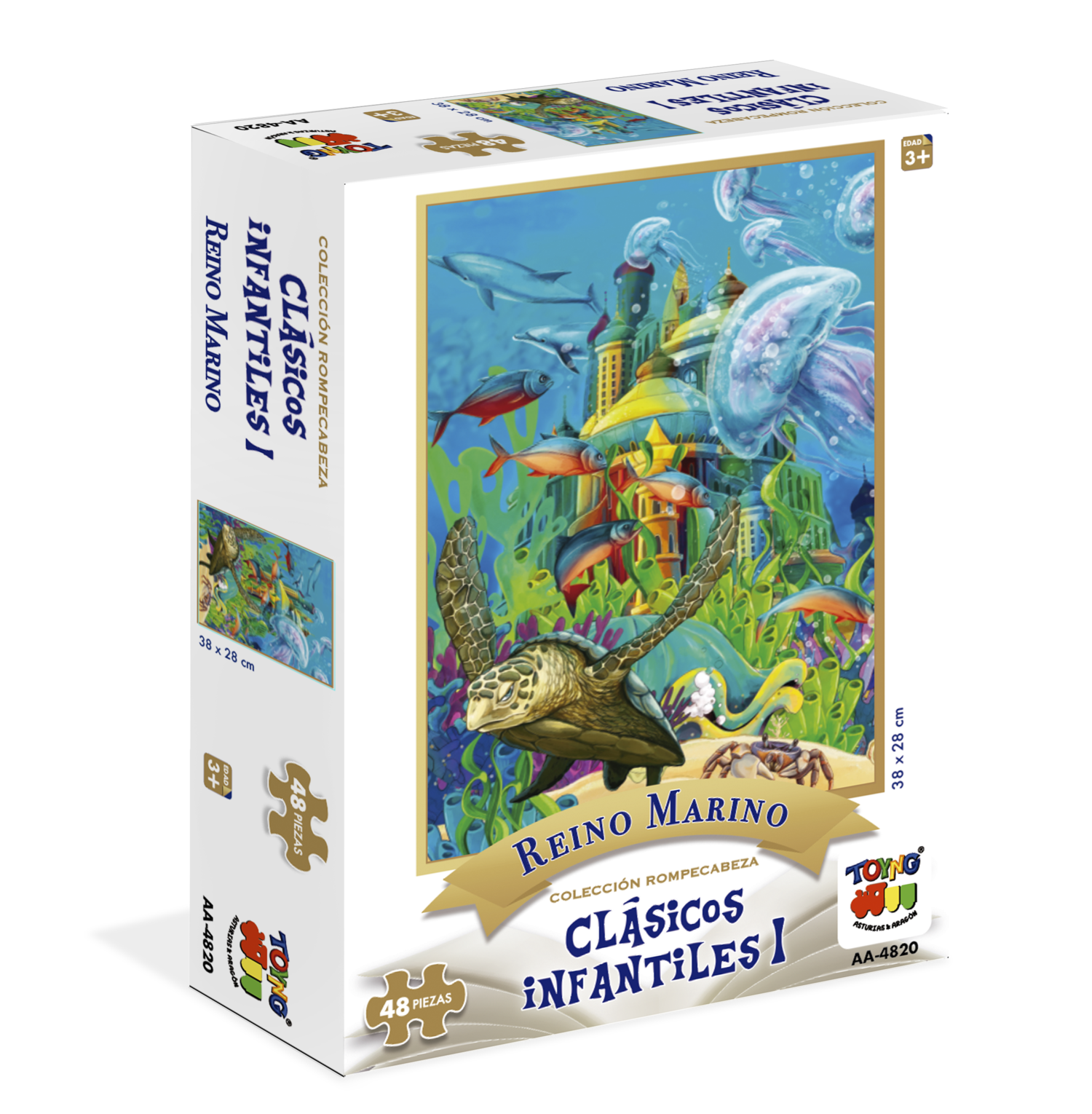 Puzzle 48 Piezas - Reino Marino - Toyng-0