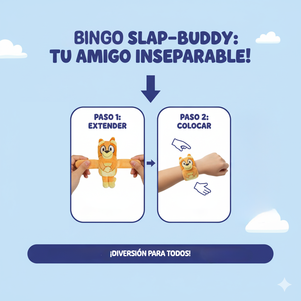 Peluche Slap-Buddy Bingo - Bluey-6
