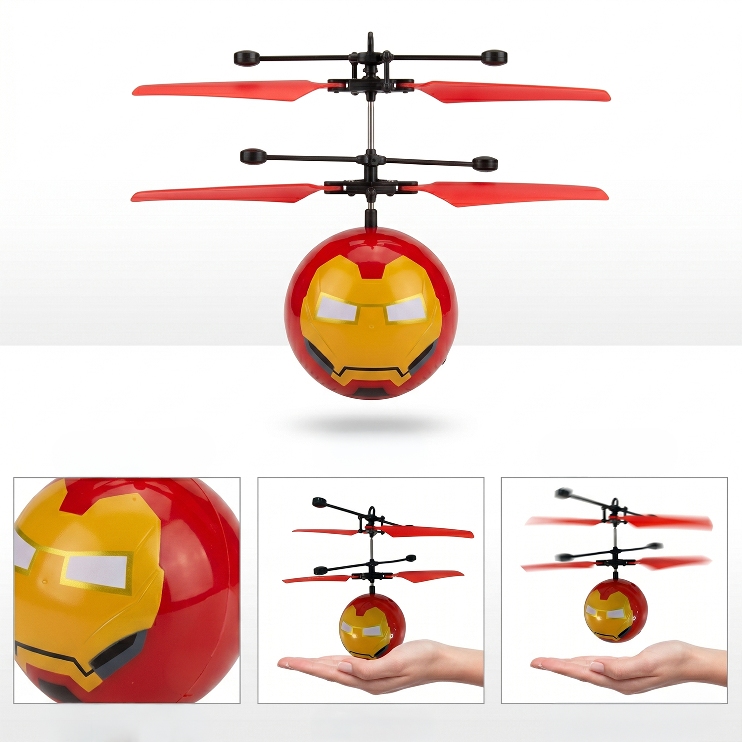 Juguete Heliball Iron Man - Marvel-2