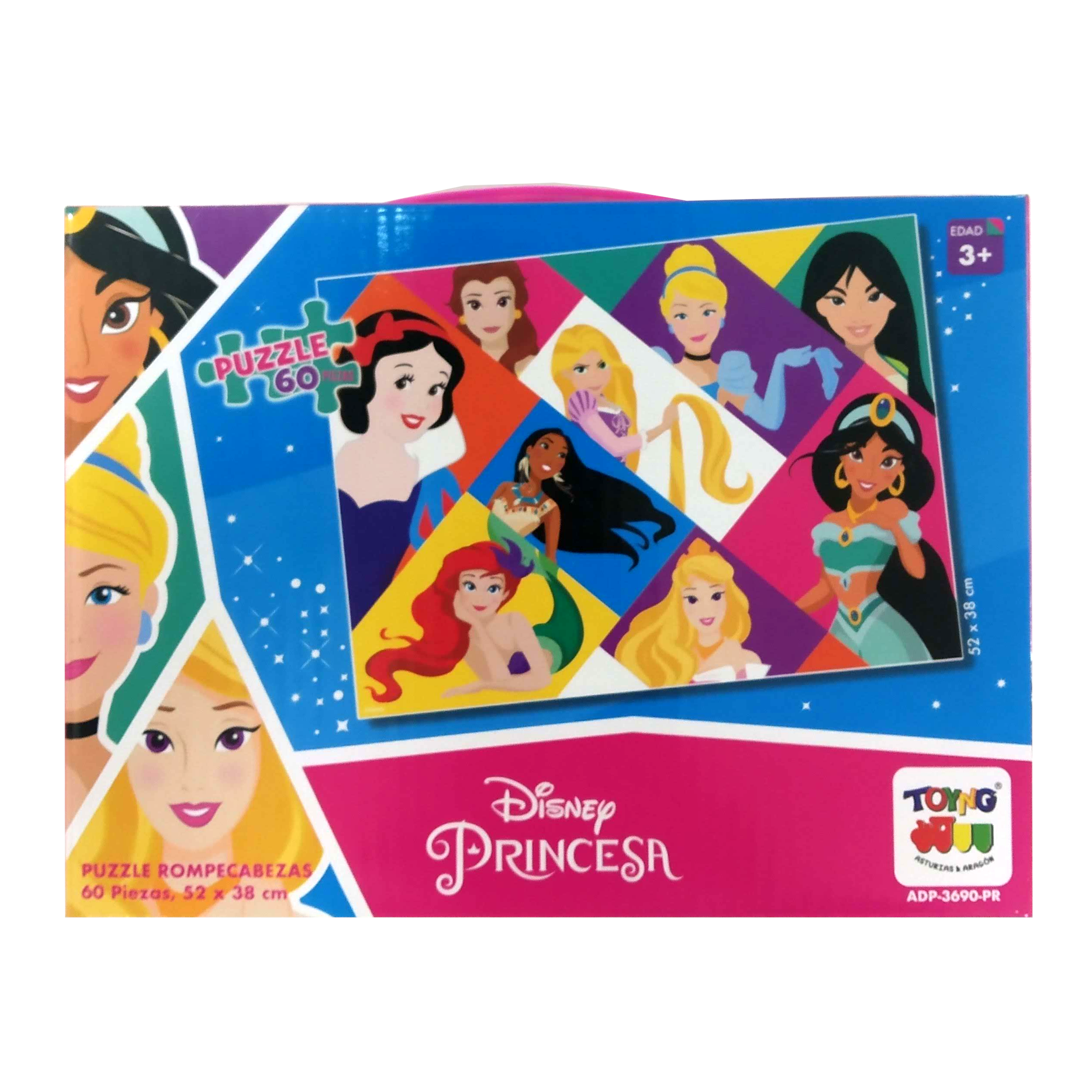 Puzzle 60 Pcs Princesas-0