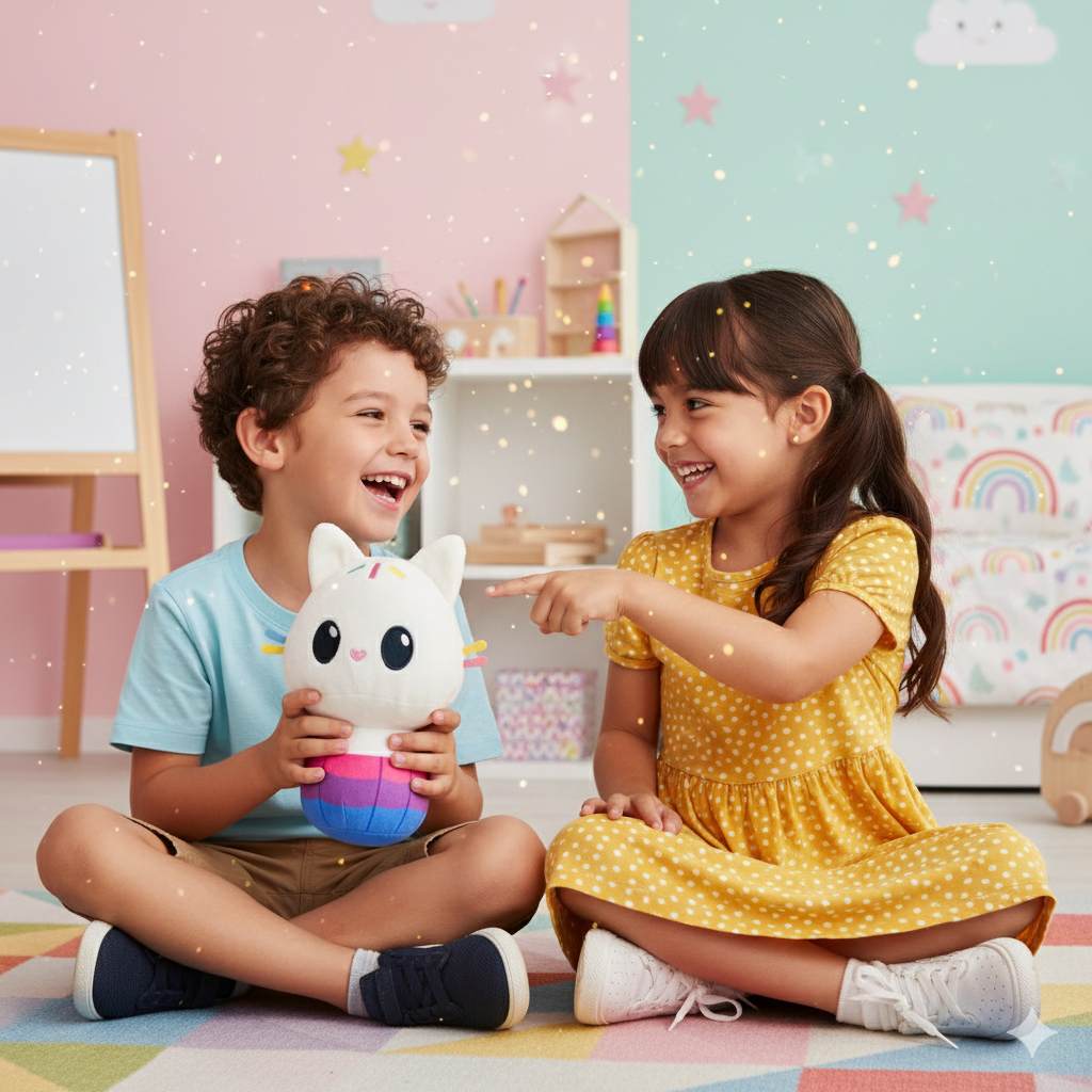 Peluche Cakey Pastelito 25 cm - Gabby’s Dollhouse-5