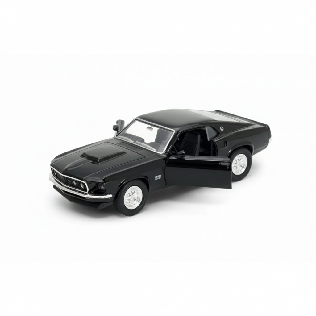 Auto 1969 Ford Mustang Boss 429 Escala 1:34:39 - Welly-2