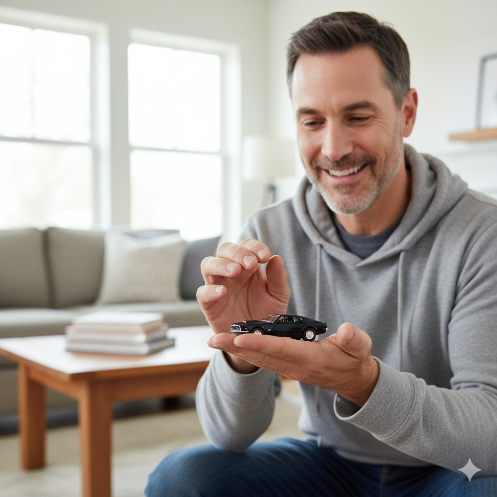 Auto 1969 Ford Mustang Boss 429 Escala 1:34:39 - Welly-3