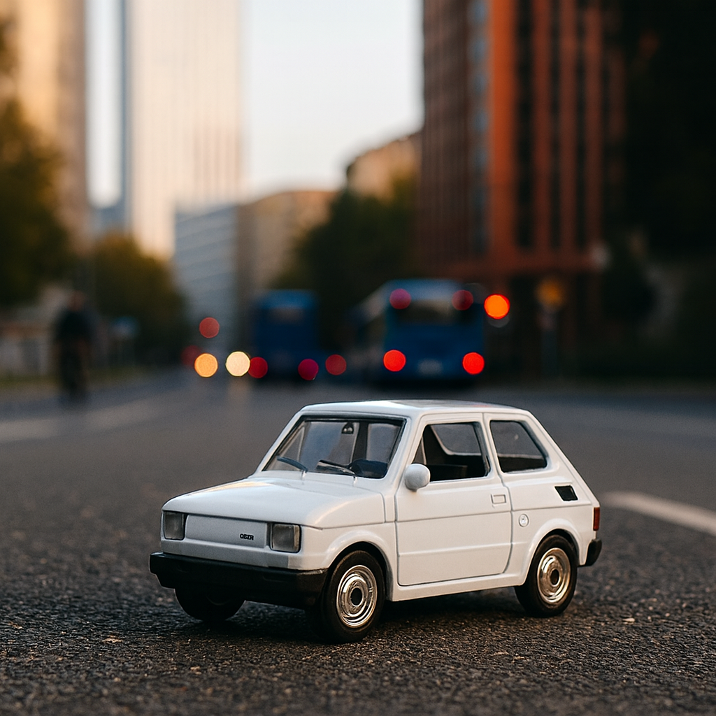 Auto Fiat 126 - Welly Escala 1:60-2