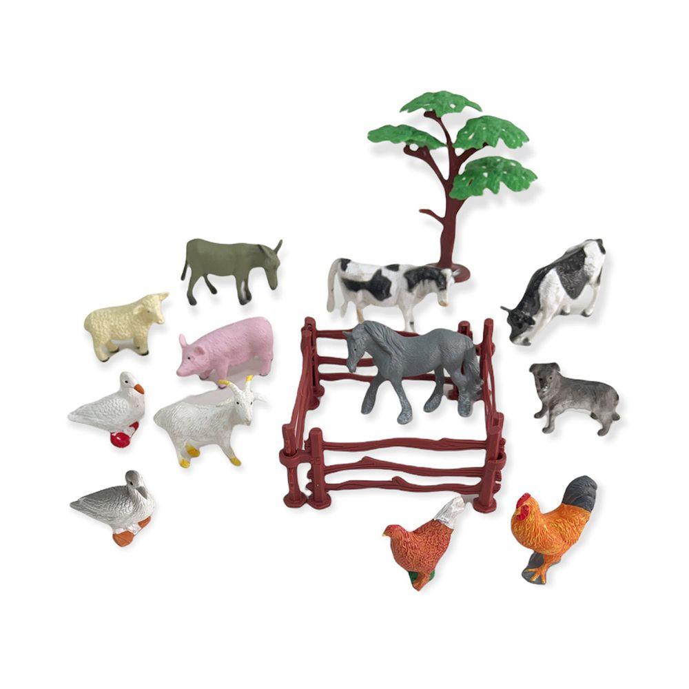 Set Animales Granja 18 Piezas-2