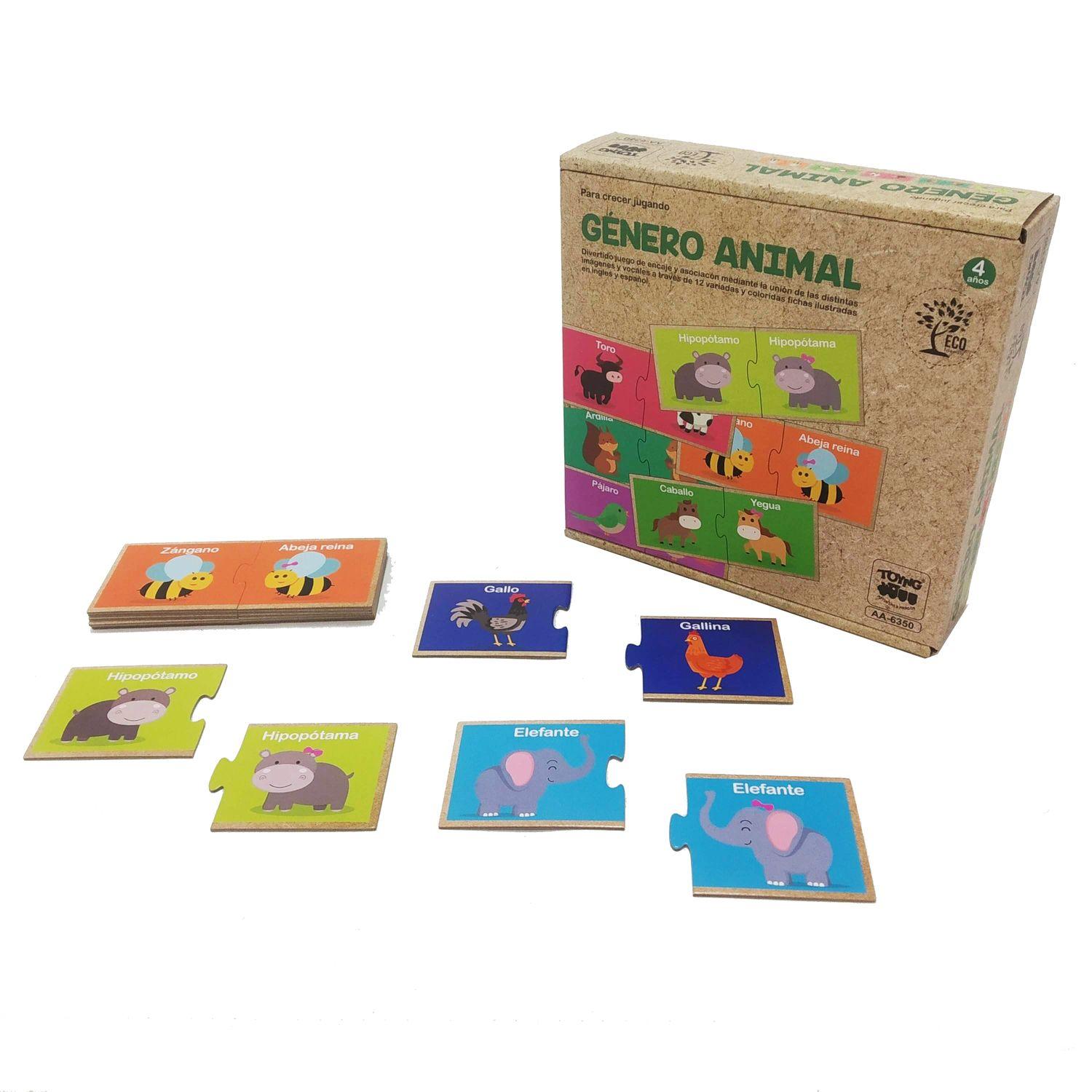 Juego Educativo Género Animal - Toyng-2