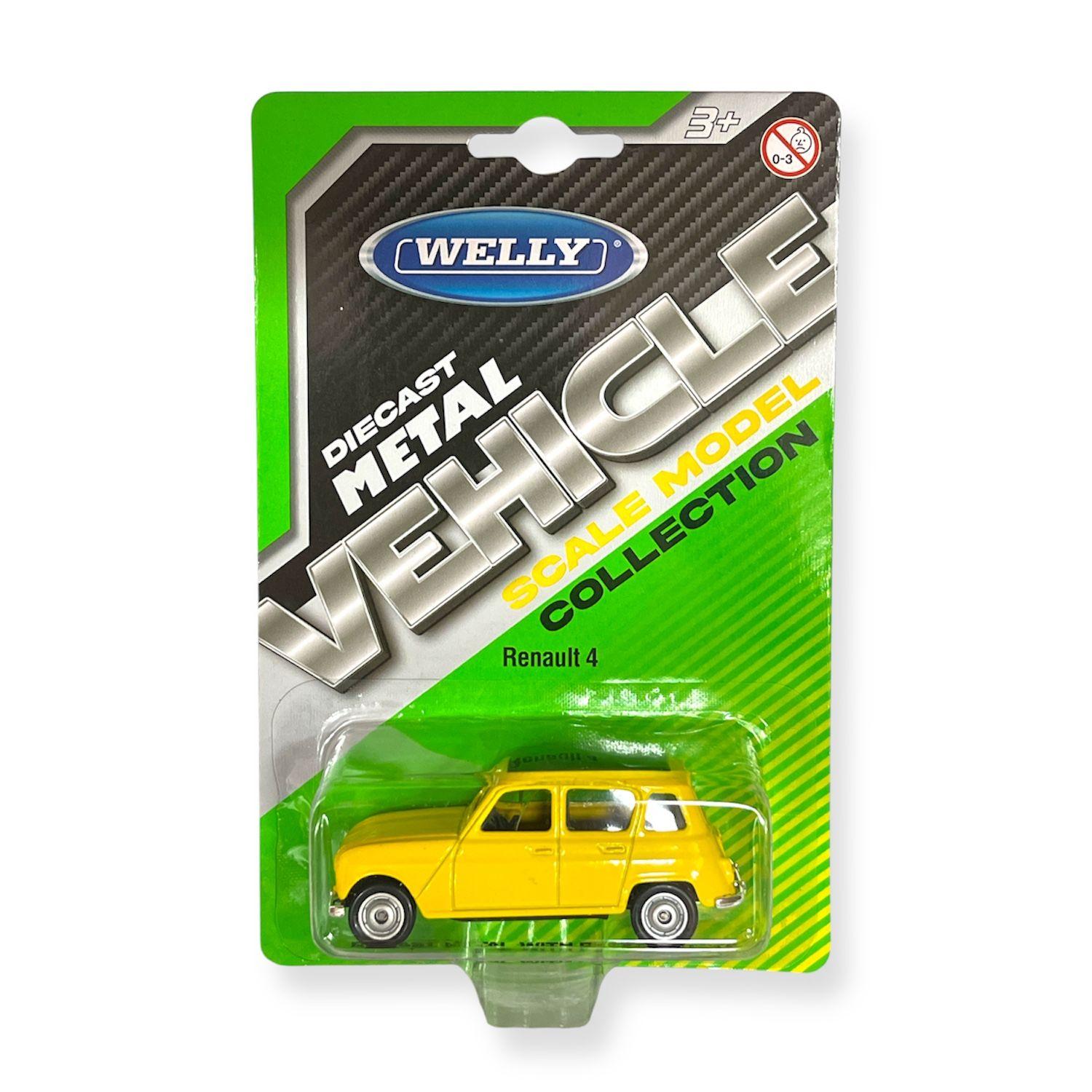Auto Renault 4 Escala 1:60 - Welly-2